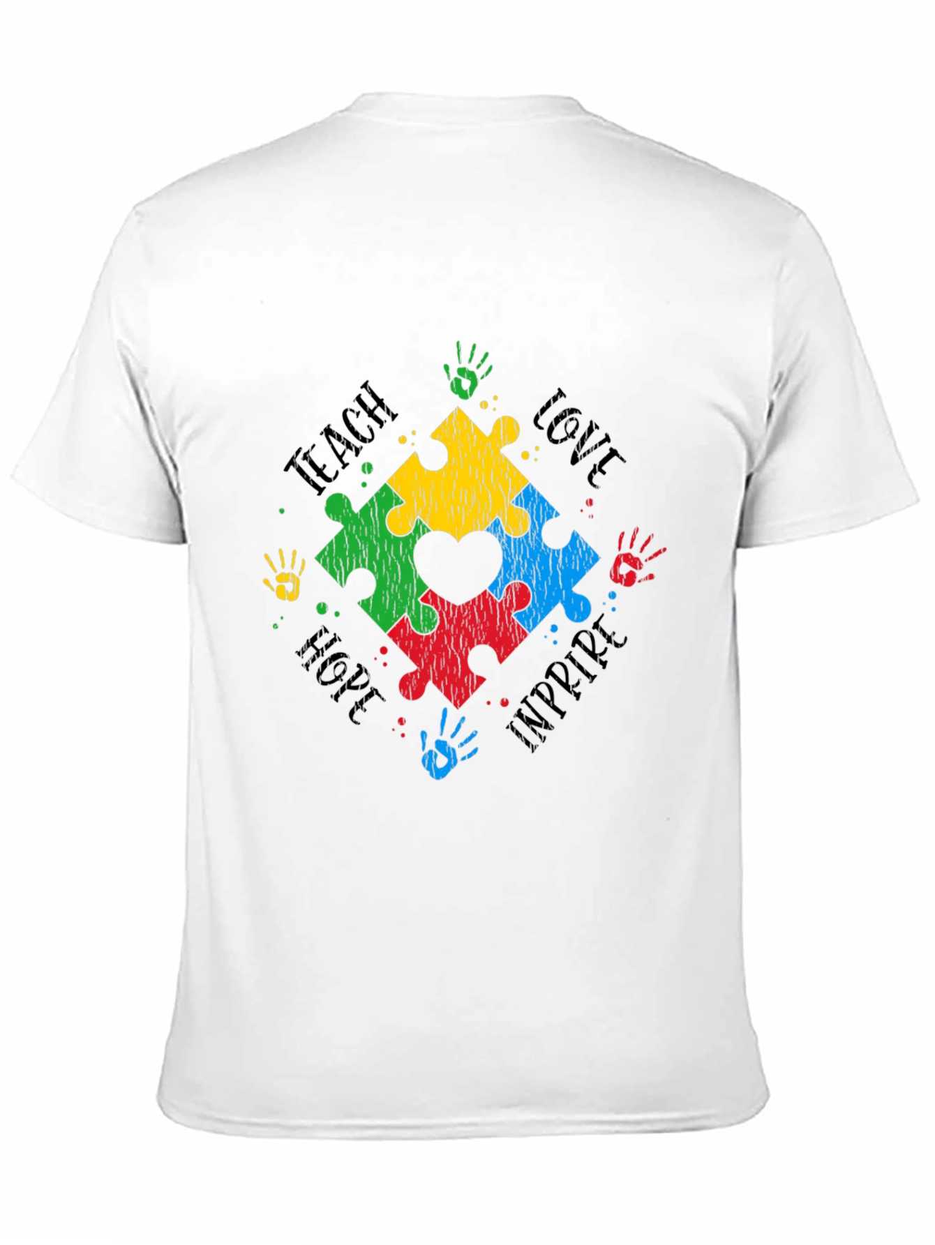 Autism Awareness Puzzle Heart T-Shirt