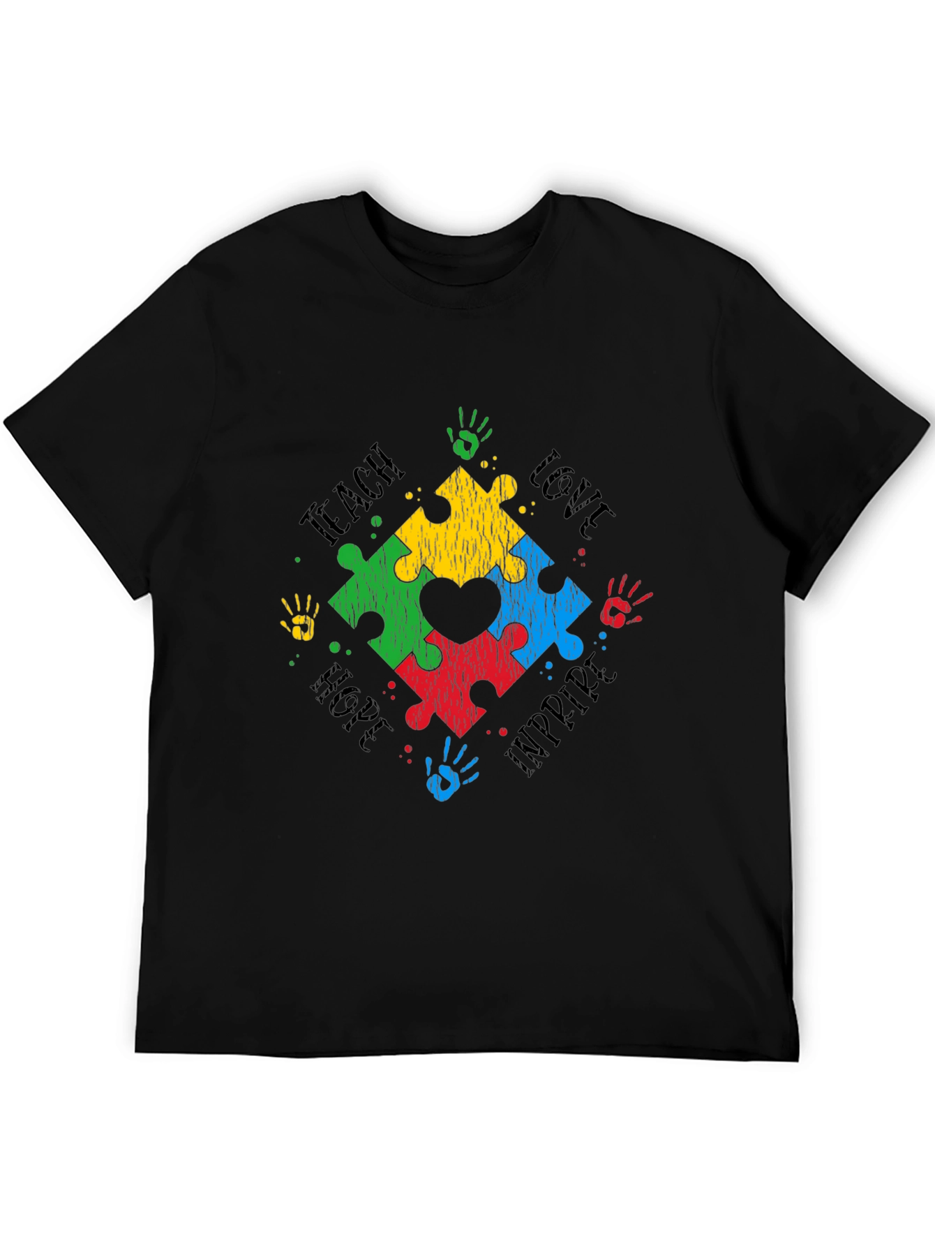 Autism Awareness Puzzle Heart T-Shirt