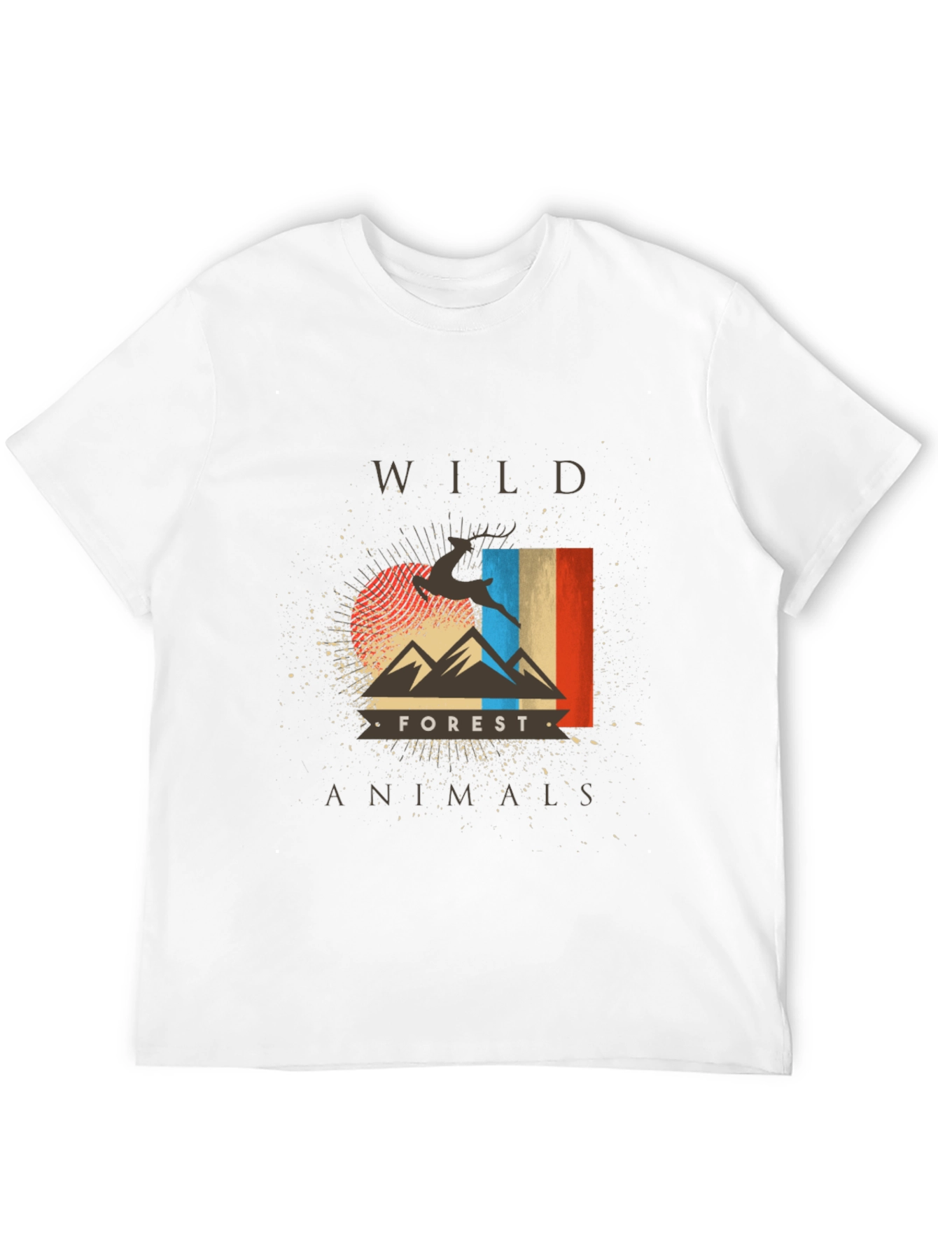 Wild Forest Animals Graphic T-Shirt