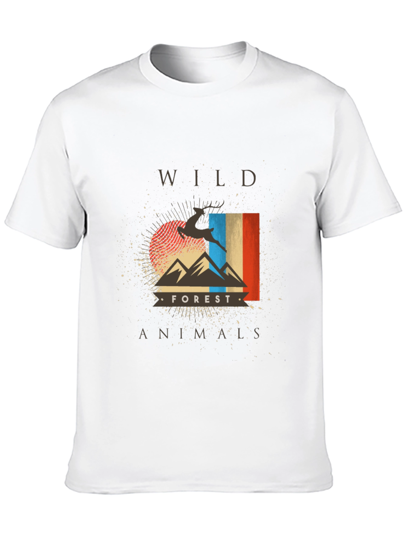 Wild Forest Animals Graphic T-Shirt
