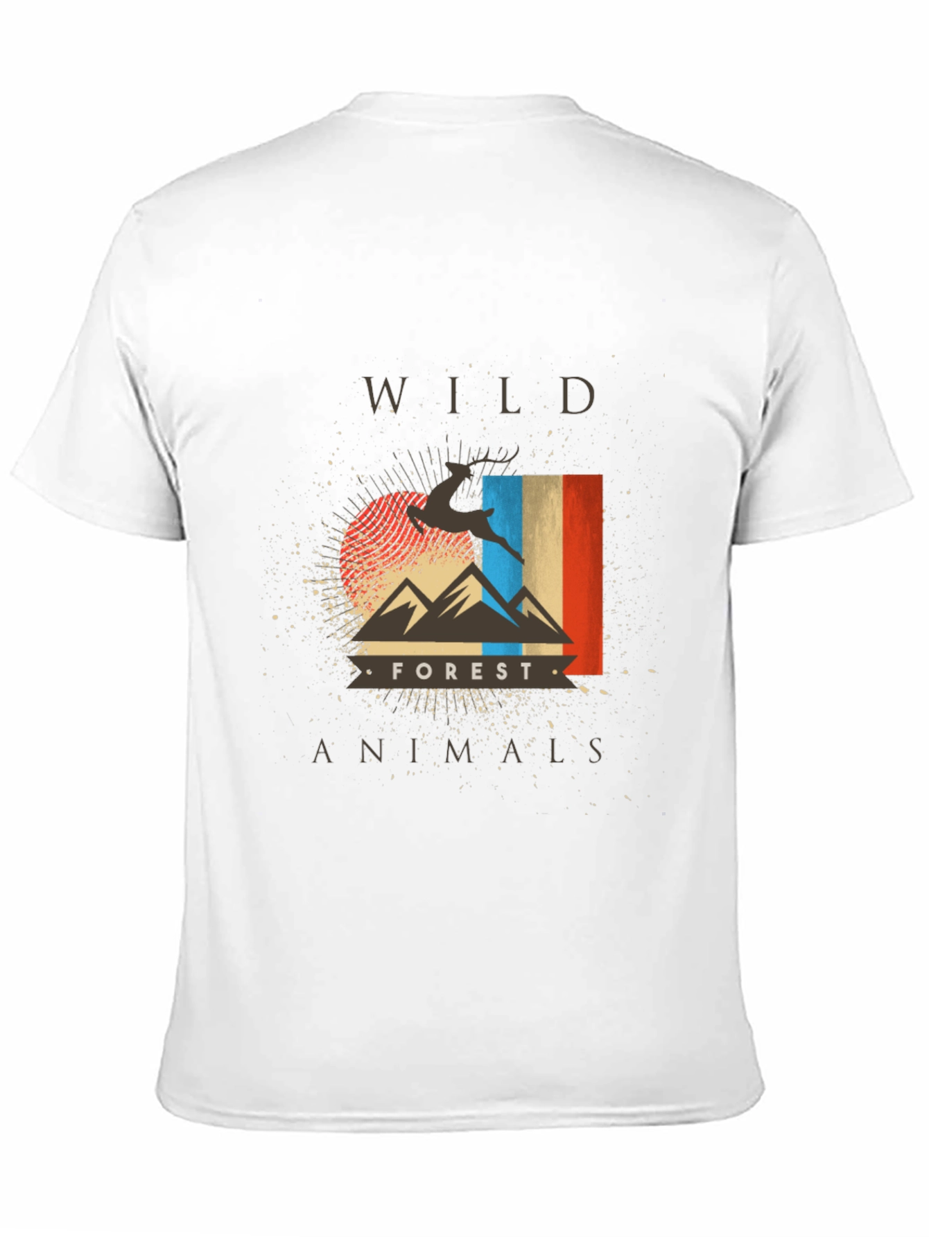 Wild Forest Animals Graphic T-Shirt