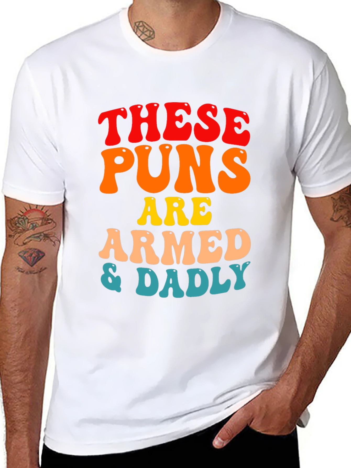 Armed & Dadly Pun T-Shirt
