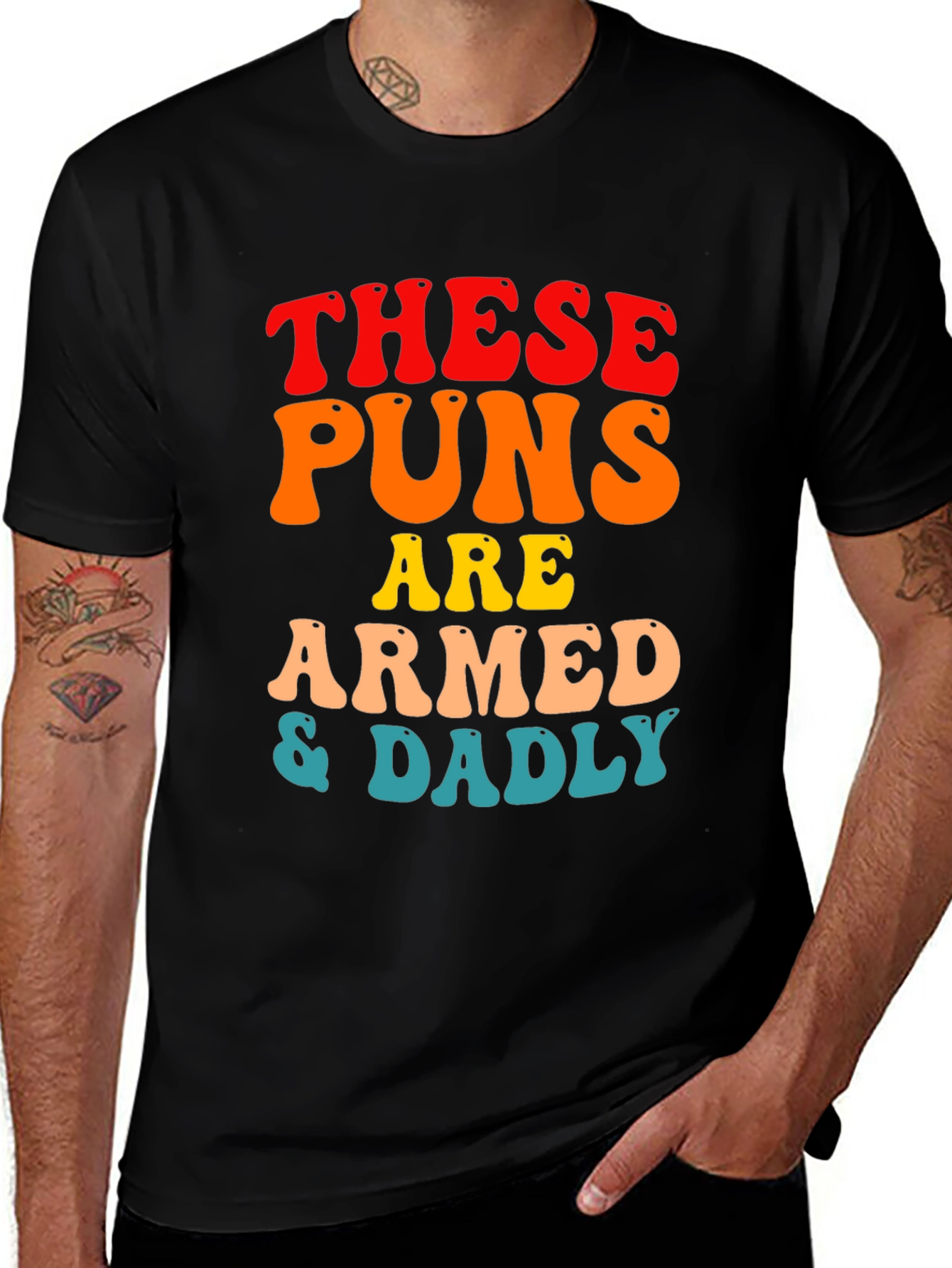 Armed & Dadly Pun T-Shirt