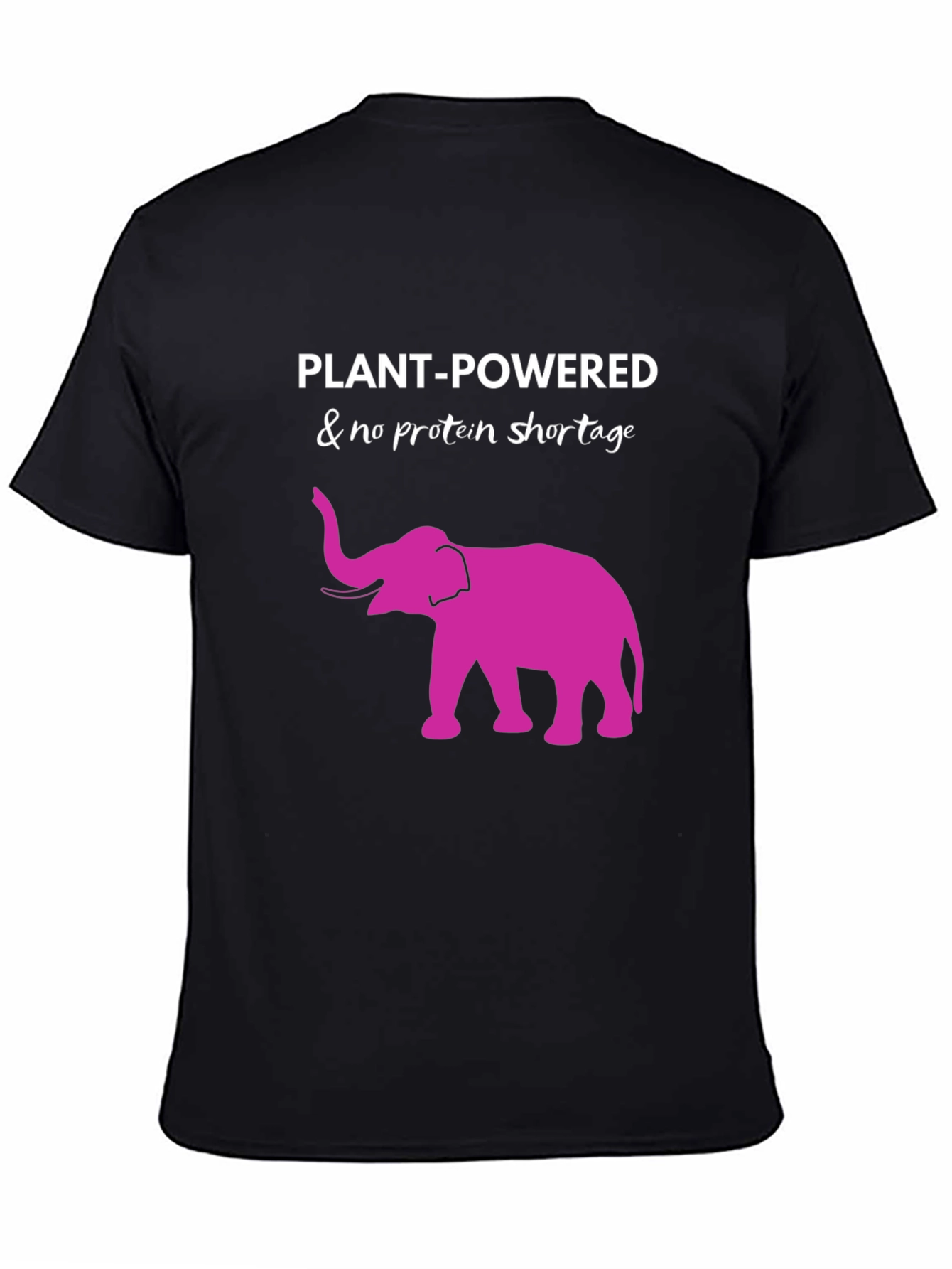 Plant Powered Vegan Elephant T-Shirt