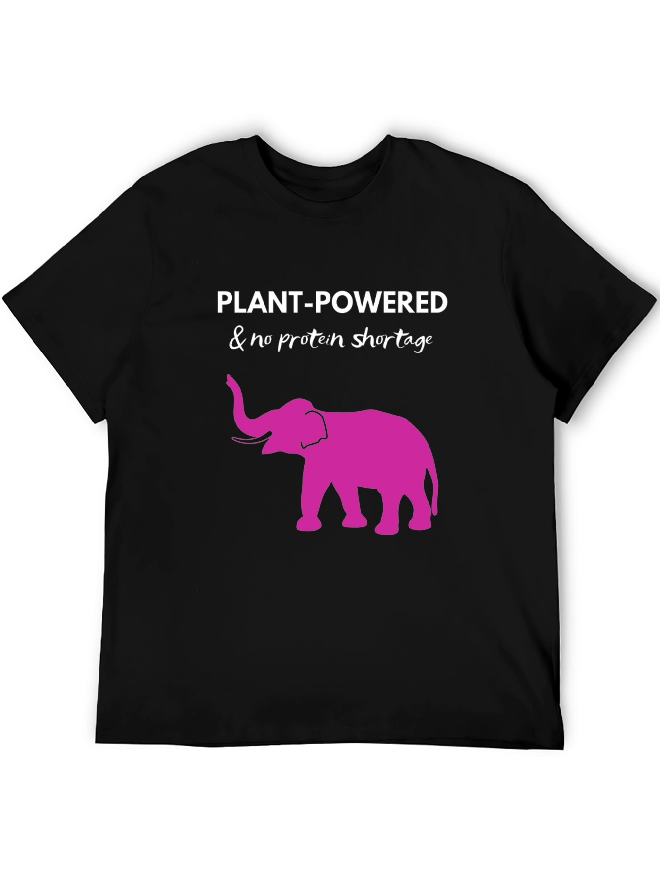 Plant Powered Vegan Elephant T-Shirt