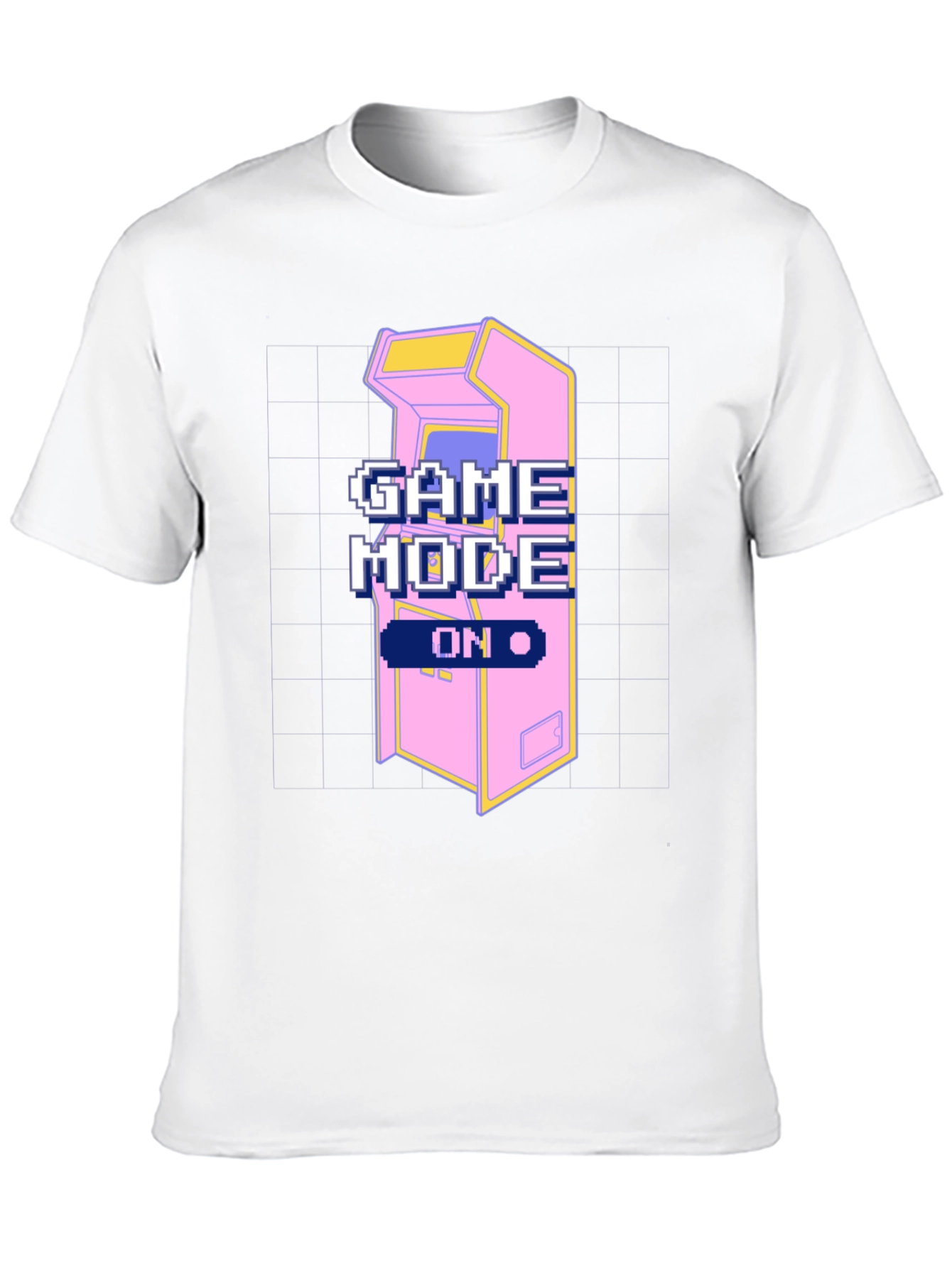 Retro Gamer Mode On Black T-Shirt