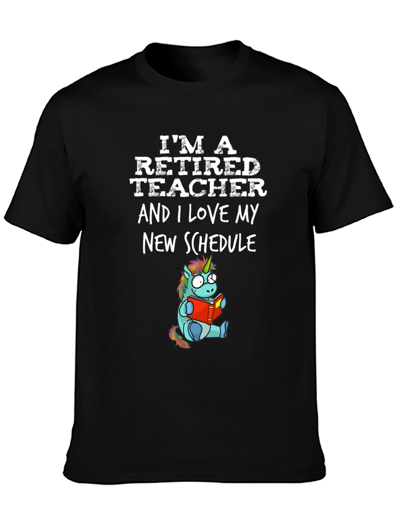 Retired Teacher Unicorn T-Shirt
