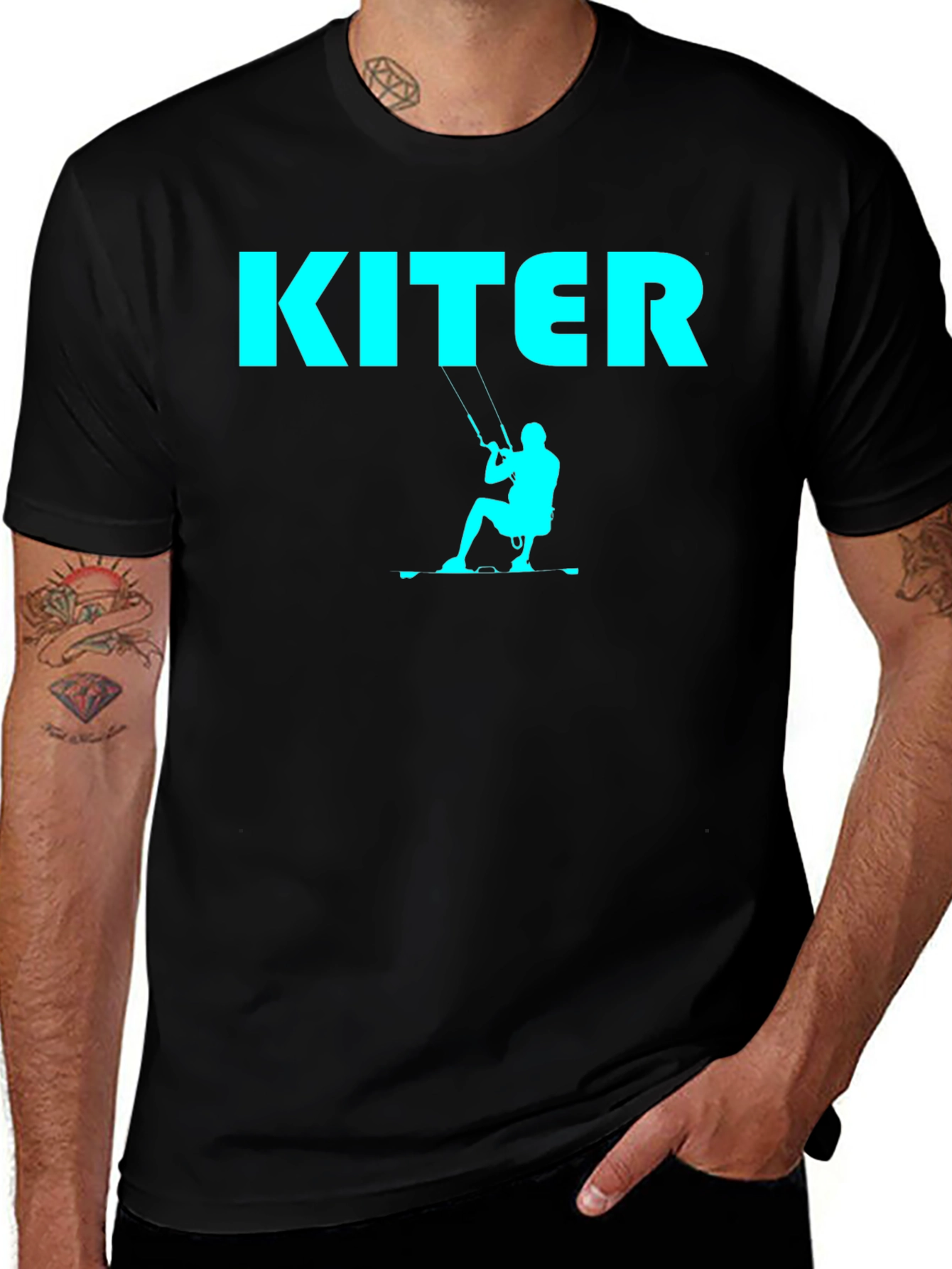 Kiter Graphic Tee - Black