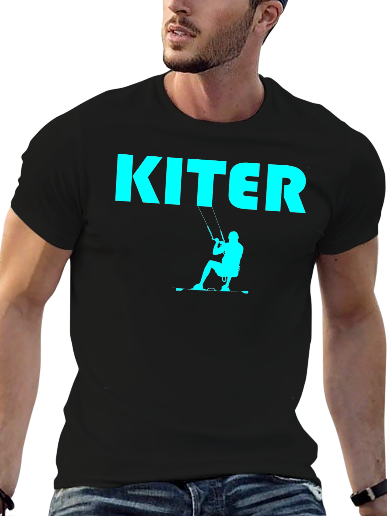 Kiter Graphic Tee - Black
