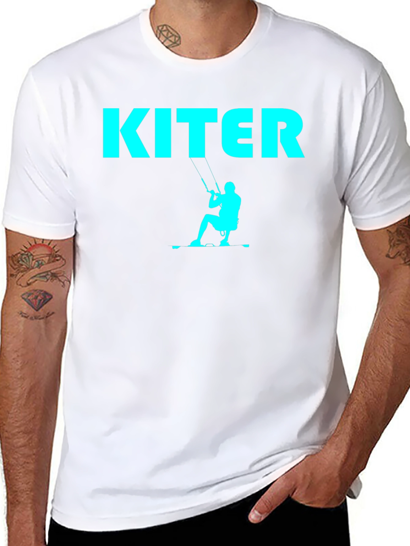 Kiter Graphic Tee - Black