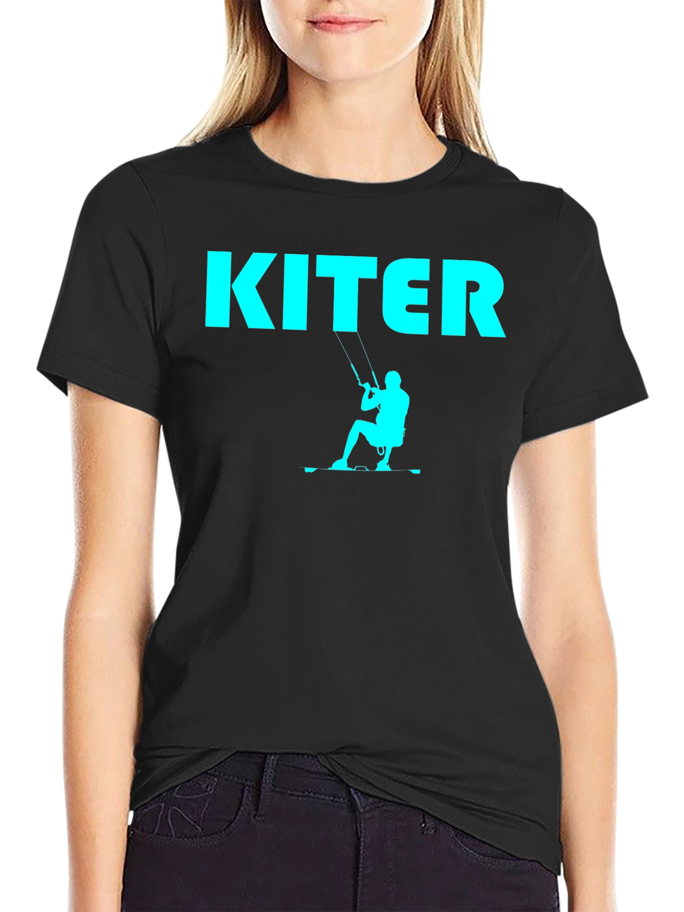Kiter Graphic Tee - Black