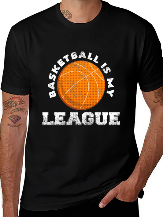 Basketball Is My League Graphic Tee