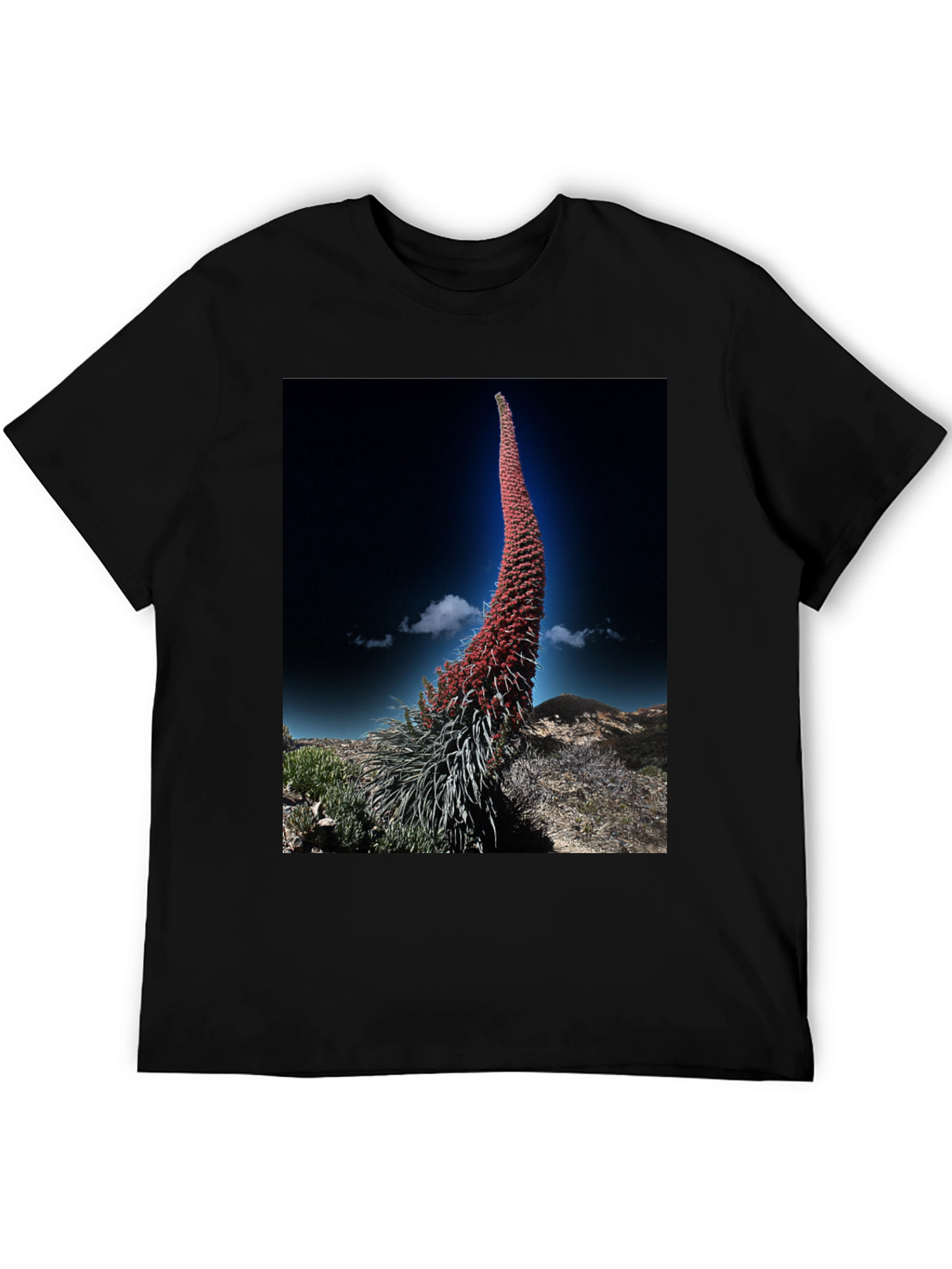 Unique Flower Graphic T-Shirt