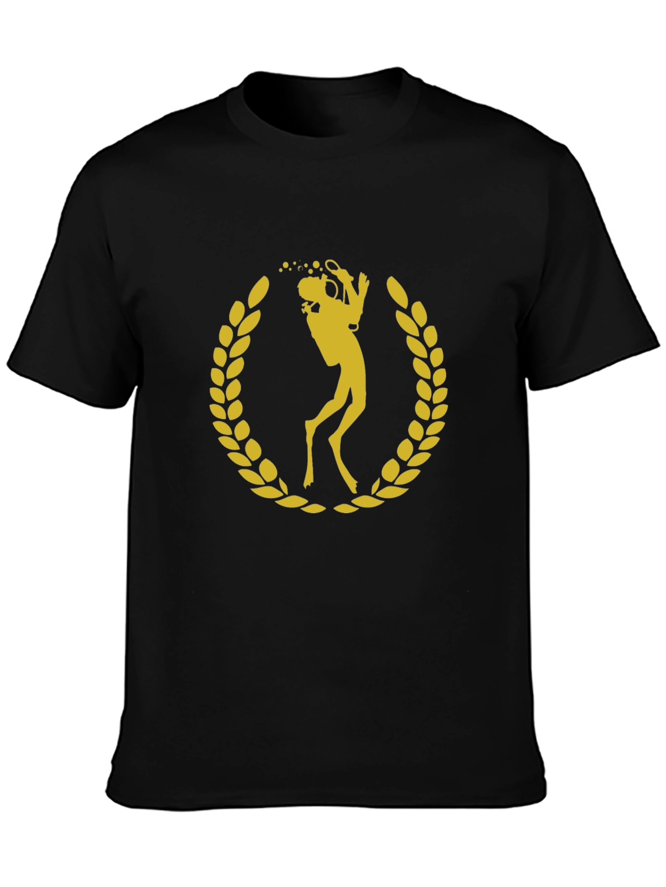 Diver Laurel Wreath Graphic T-Shirt