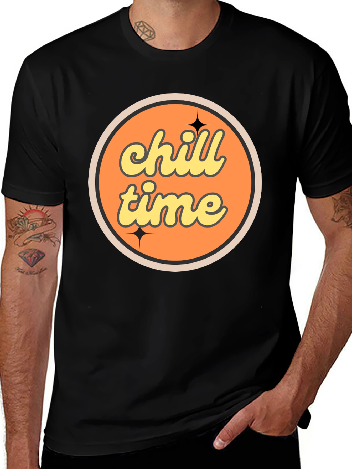 Chill Time Retro Graphic T-Shirt