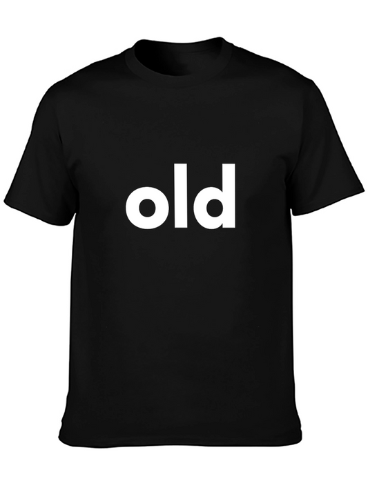 Funny Old Graphic Black T-Shirt