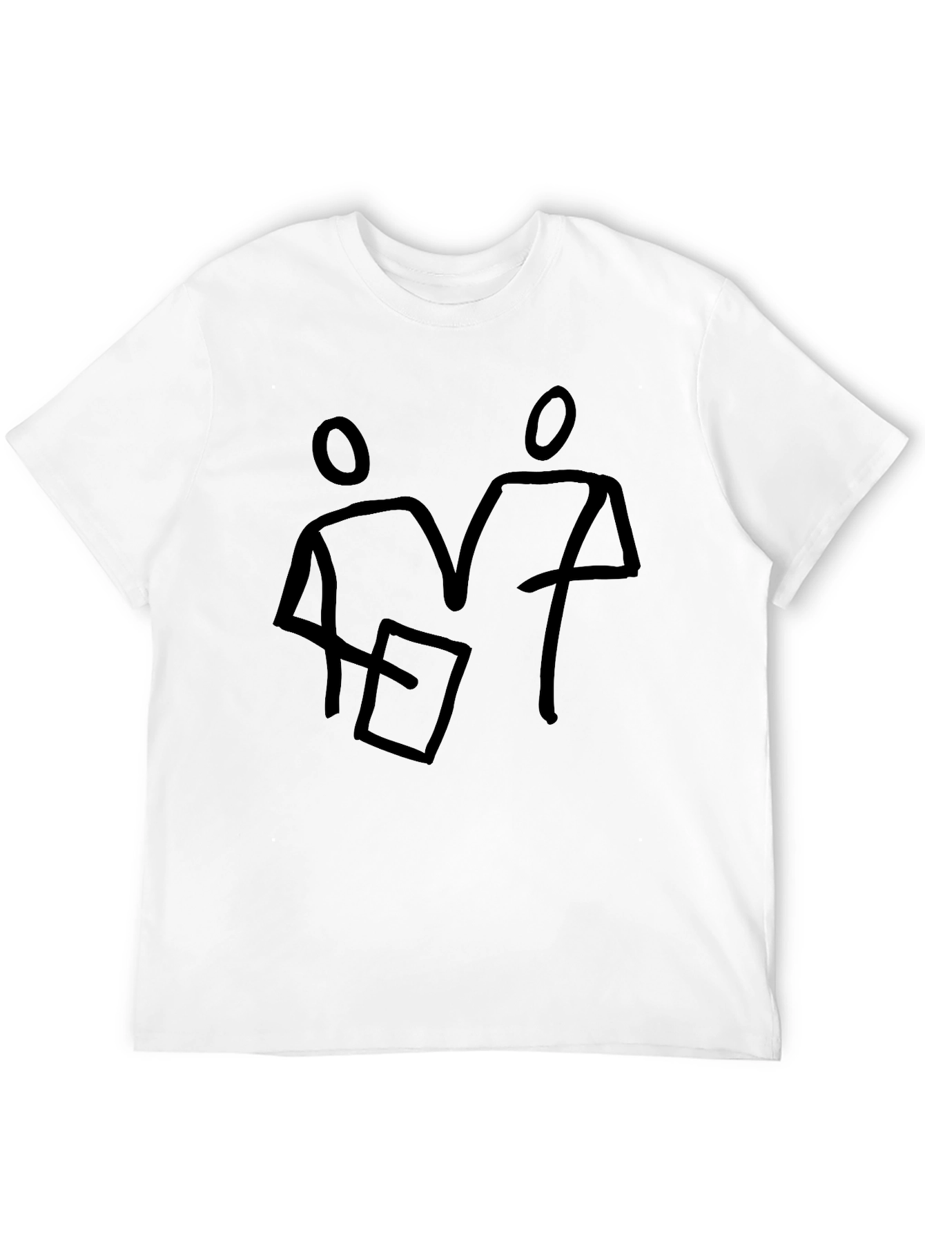 Minimalist Reader Graphic T-Shirt