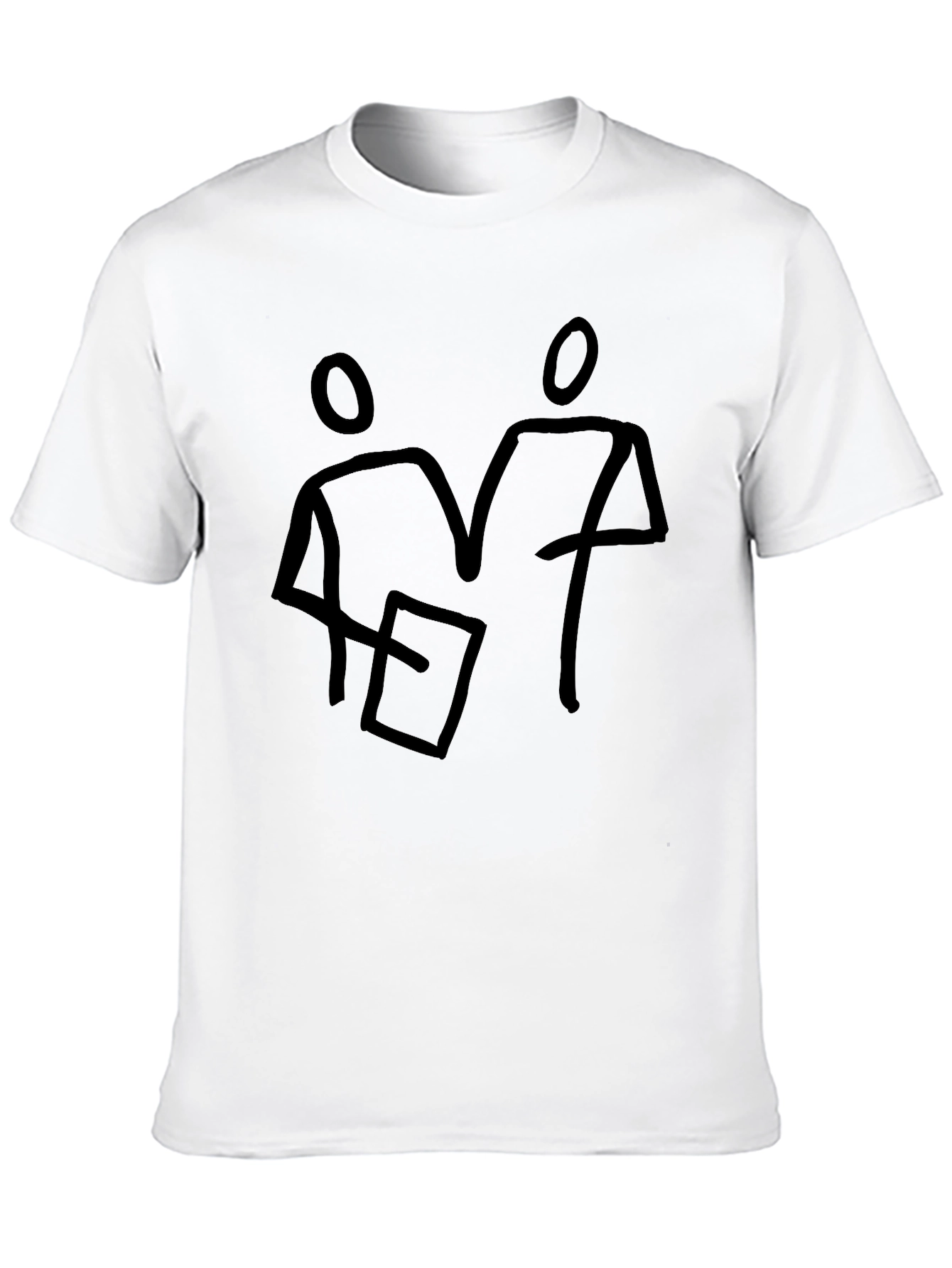 Minimalist Reader Graphic T-Shirt