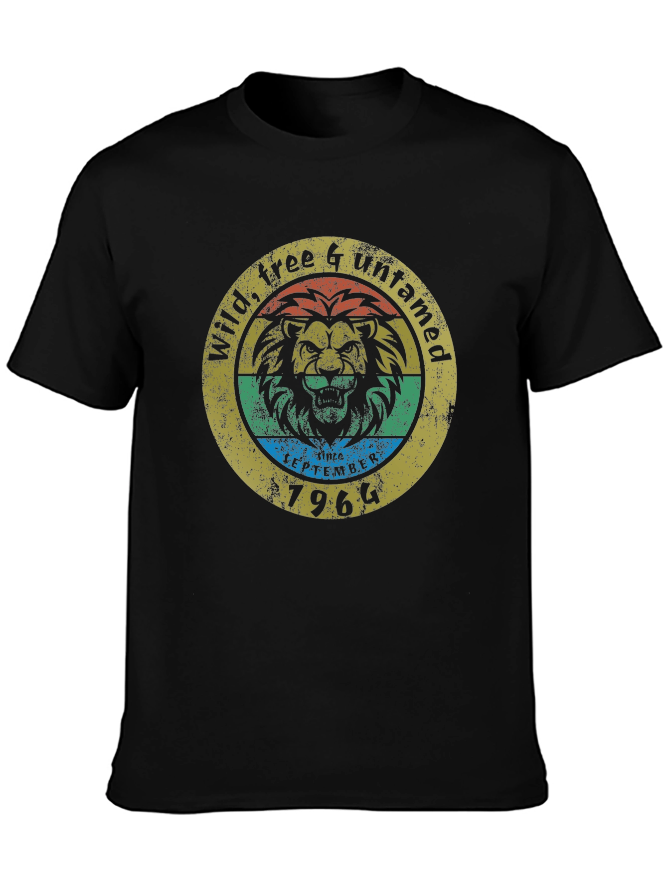 Wild Free & Untamed 1964 Lion Graphic Tee