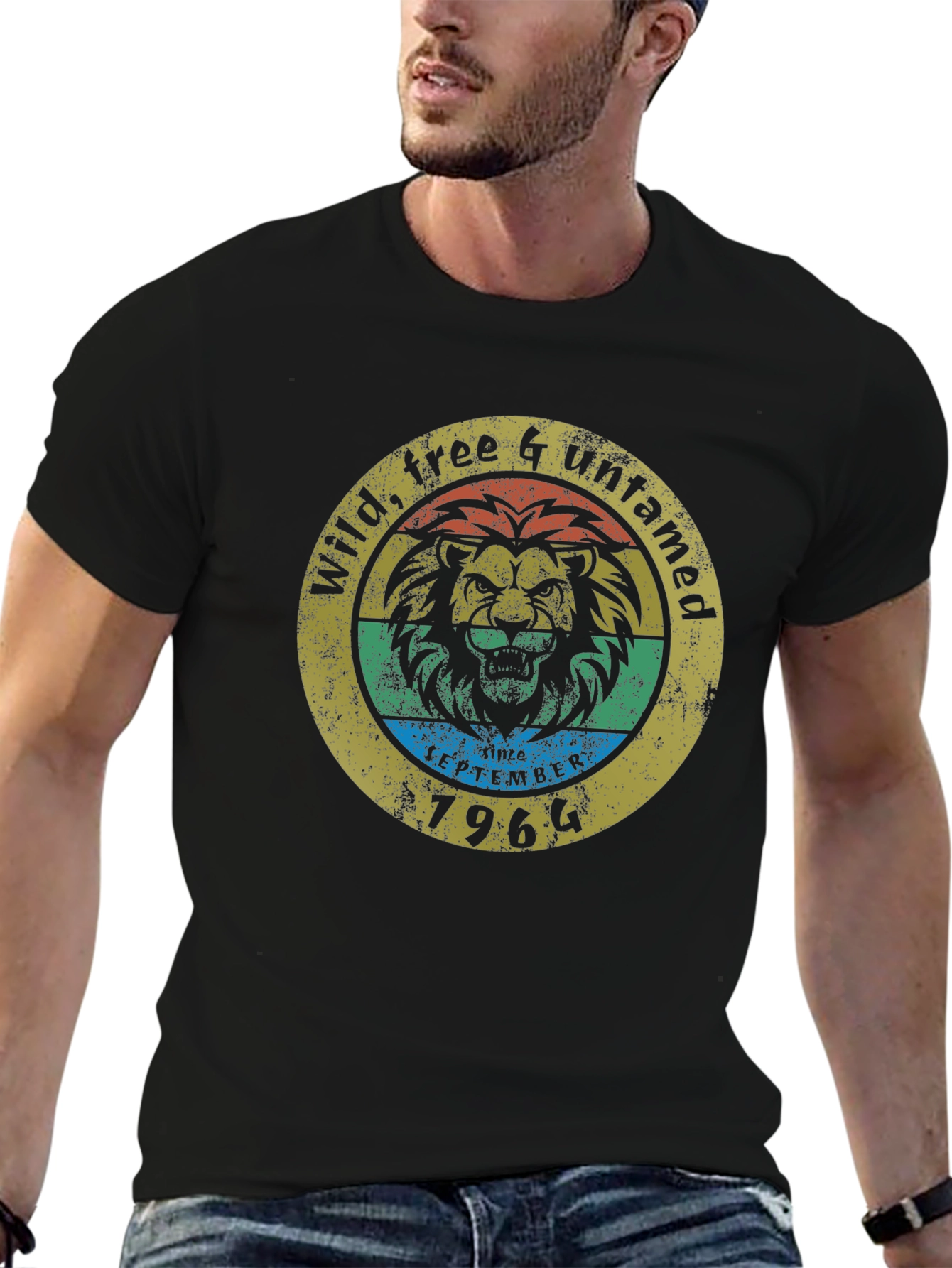 Wild Free & Untamed 1964 Lion Graphic Tee