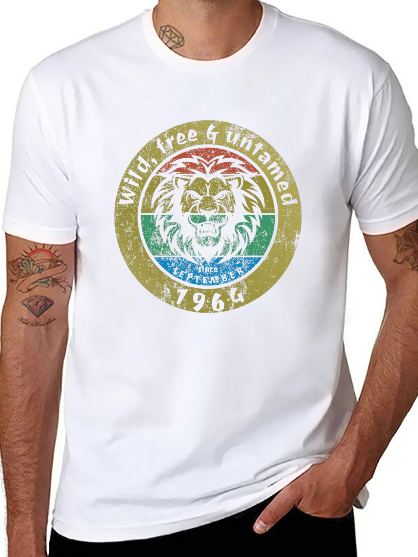 Wild Free & Untamed 1964 Lion Graphic Tee