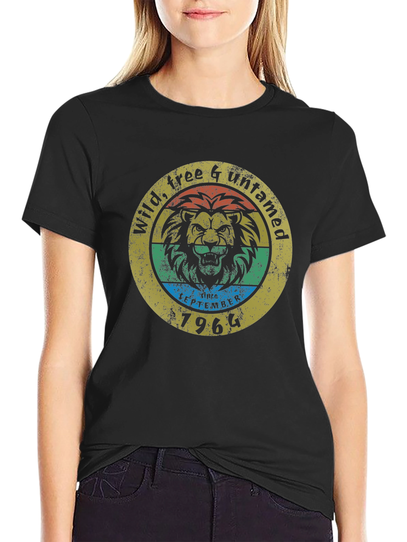 Wild Free & Untamed 1964 Lion Graphic Tee