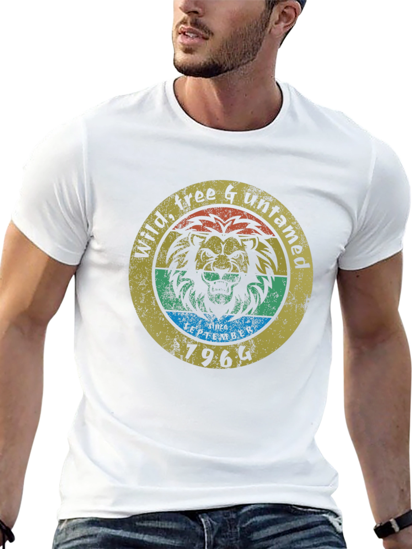 Wild Free & Untamed 1964 Lion Graphic Tee
