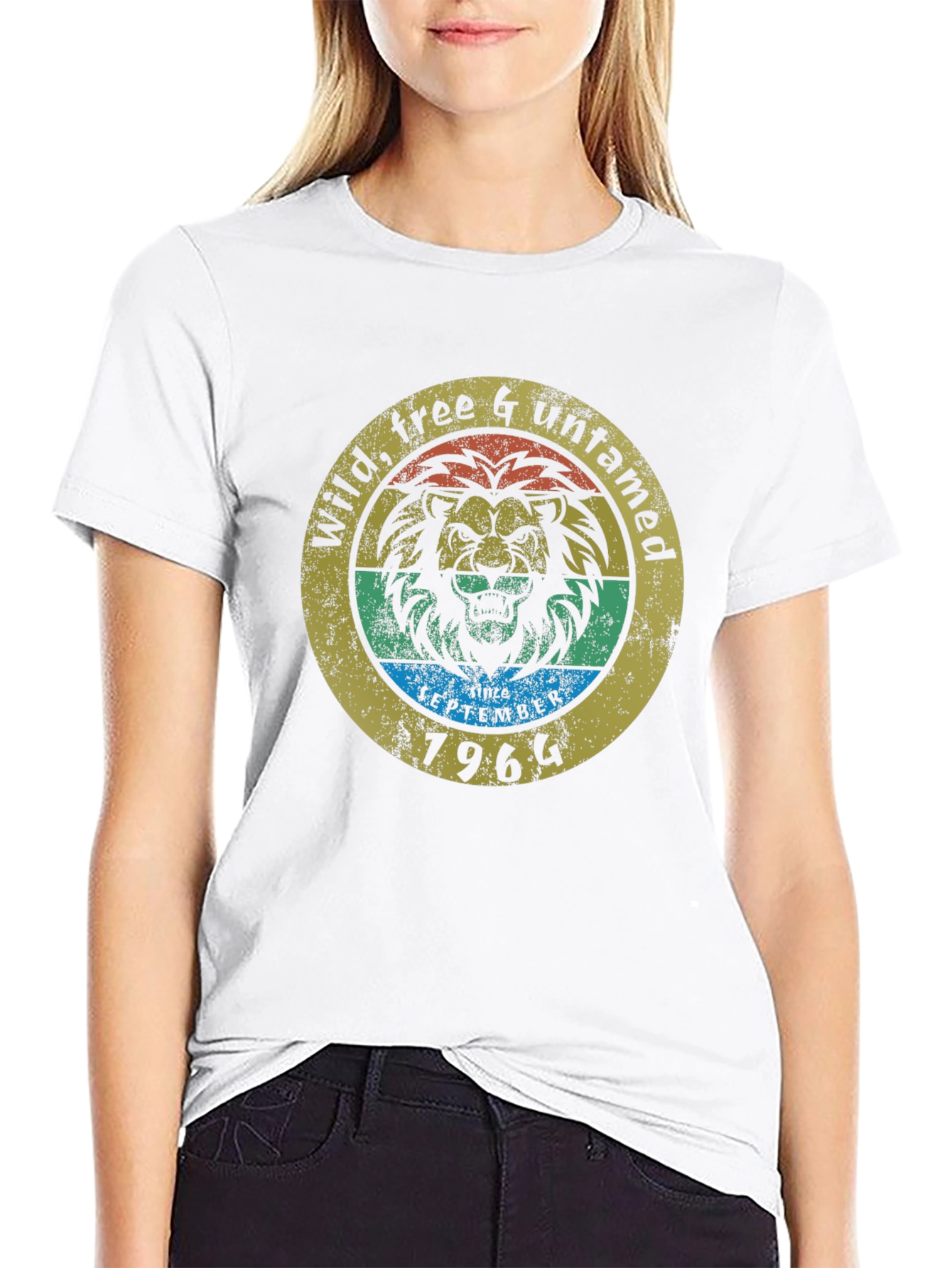 Wild Free & Untamed 1964 Lion Graphic Tee