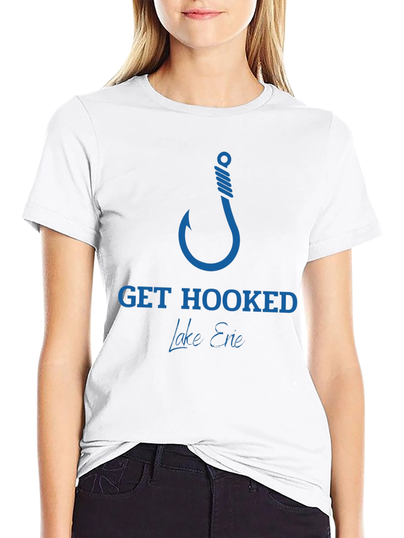Get Hooked Lake Erie Fishing T-Shirt