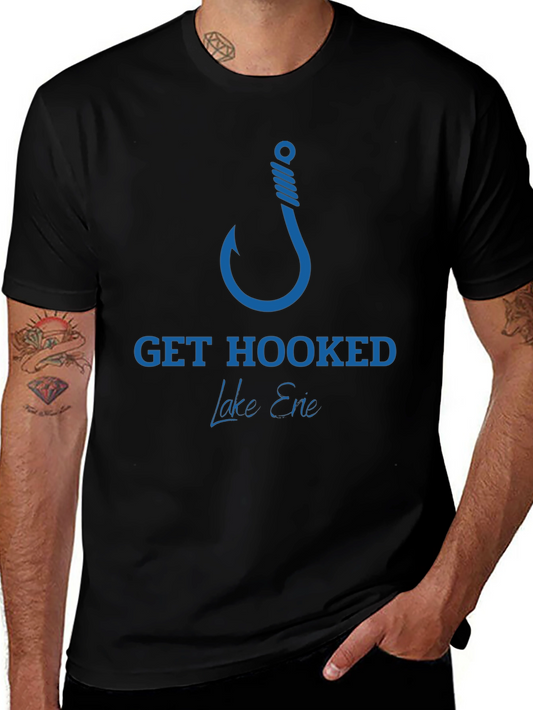 Get Hooked Lake Erie Fishing T-Shirt