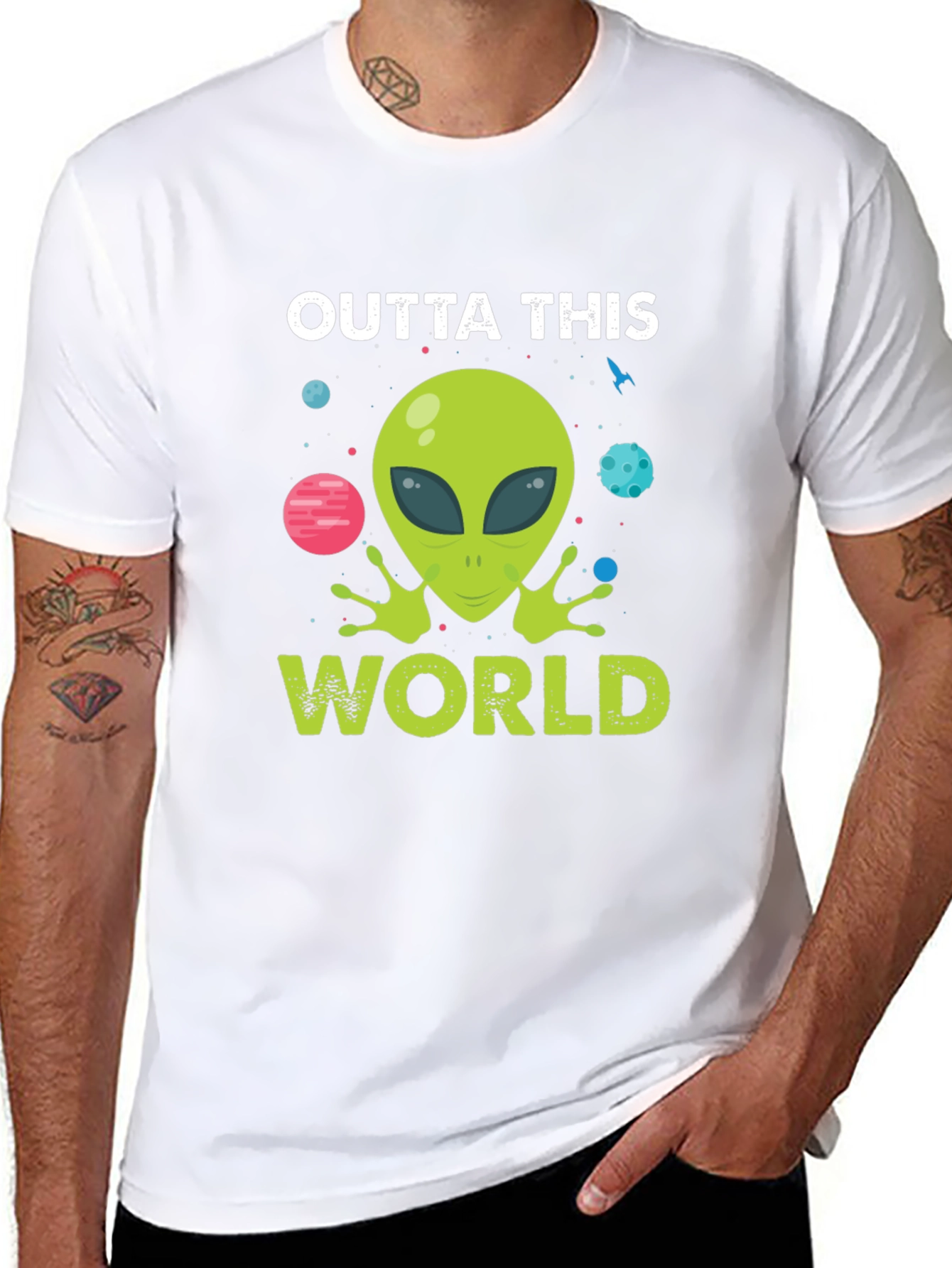 Outta This World Alien Graphic Tee