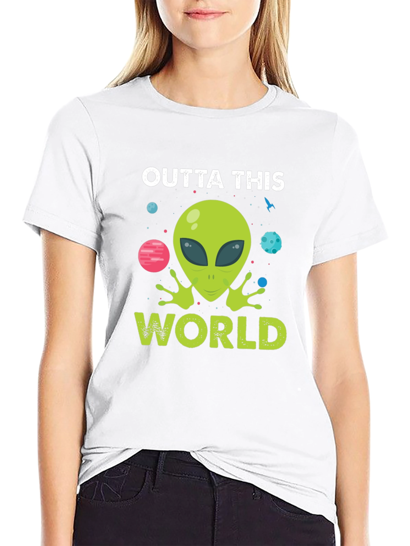 Outta This World Alien Graphic Tee