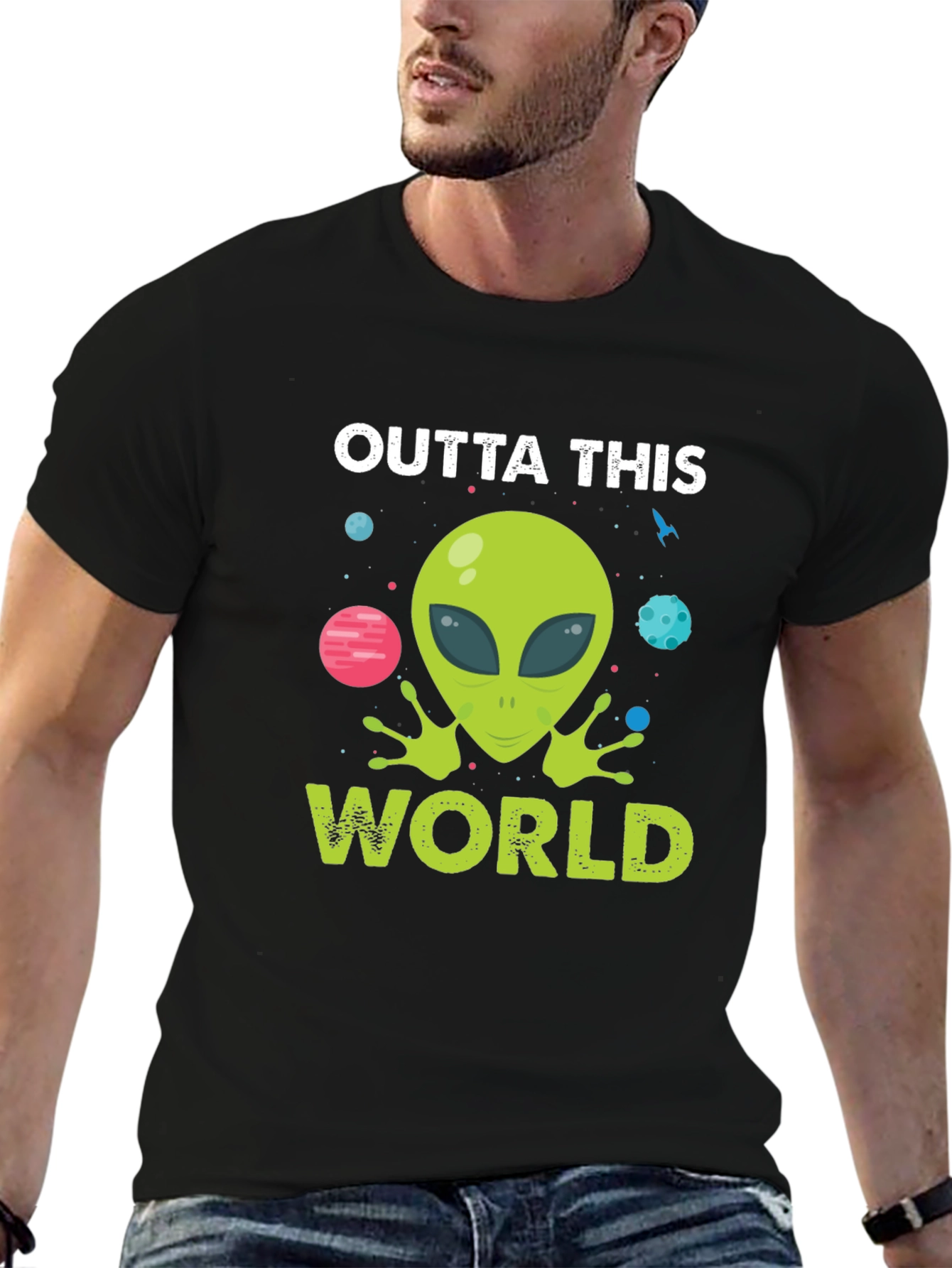 Outta This World Alien Graphic Tee