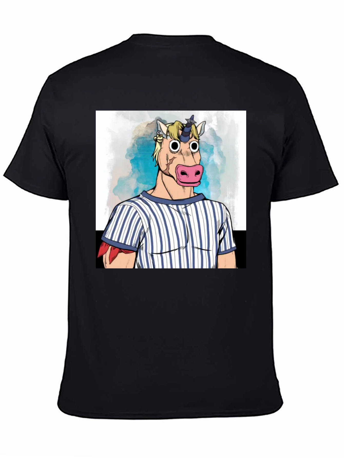 Unicorn Man Graphic Tee - Black