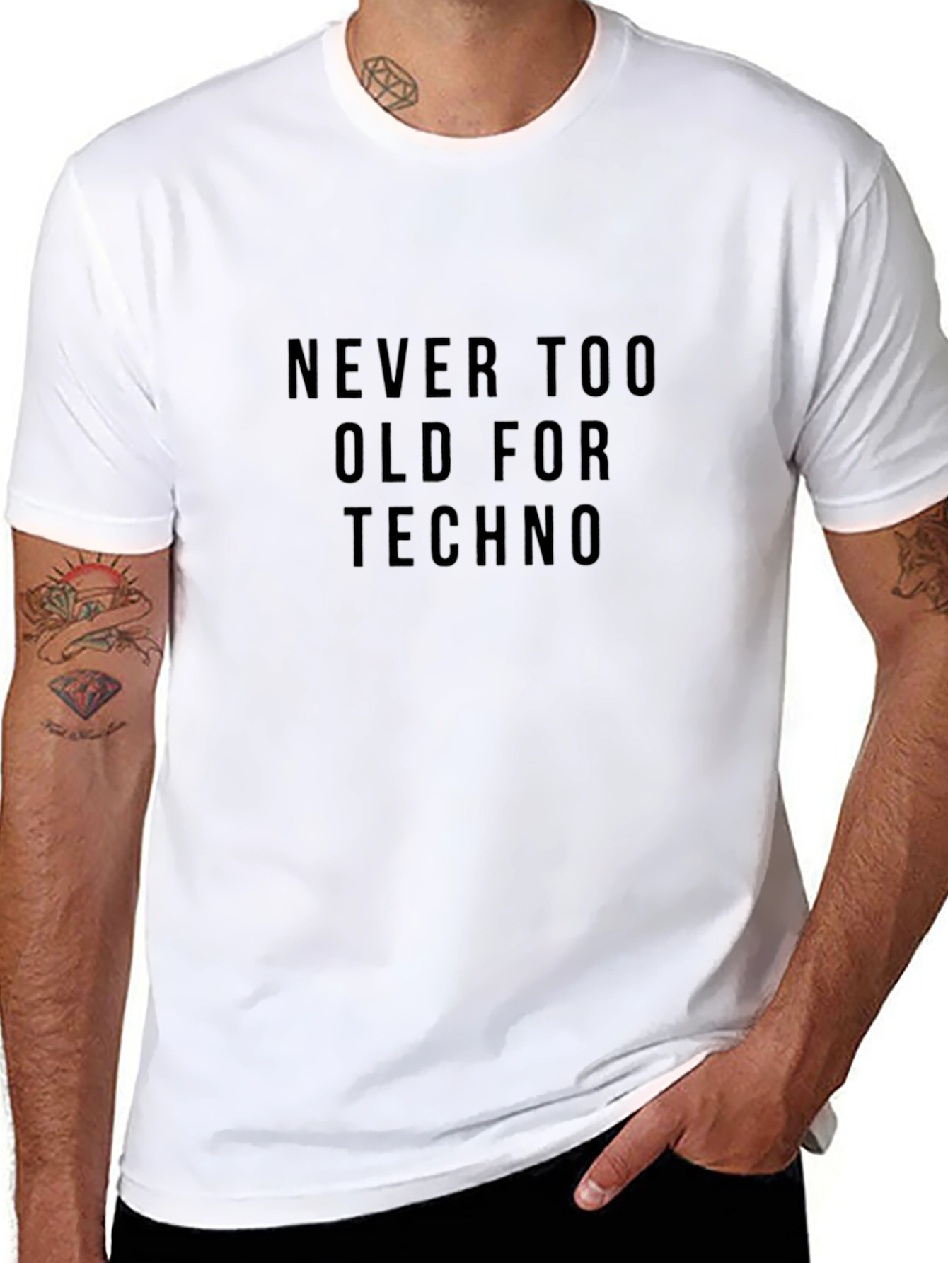 Never Too Old For Techno T-Shirt