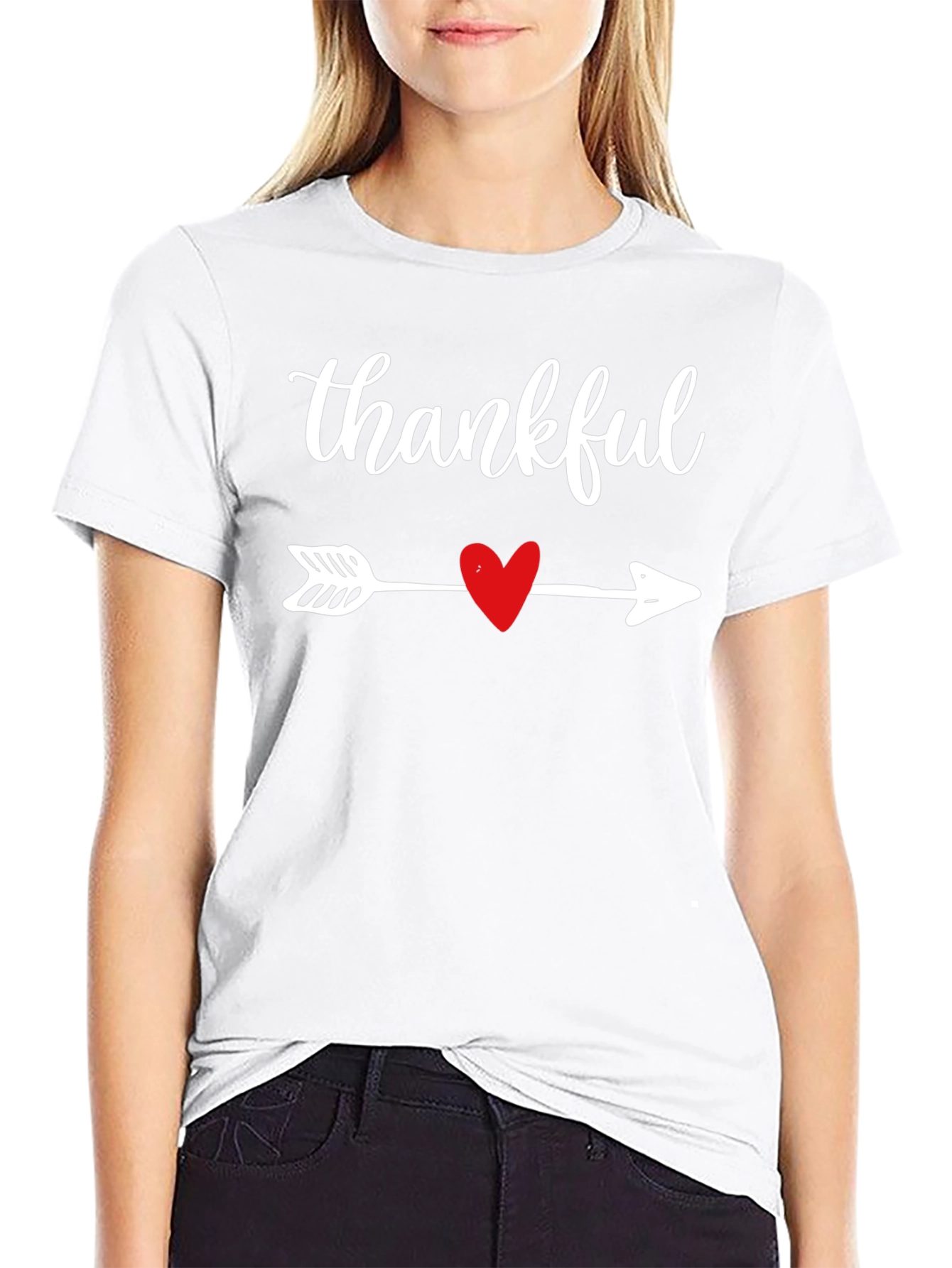 Thankful Heart Arrow Graphic Tee