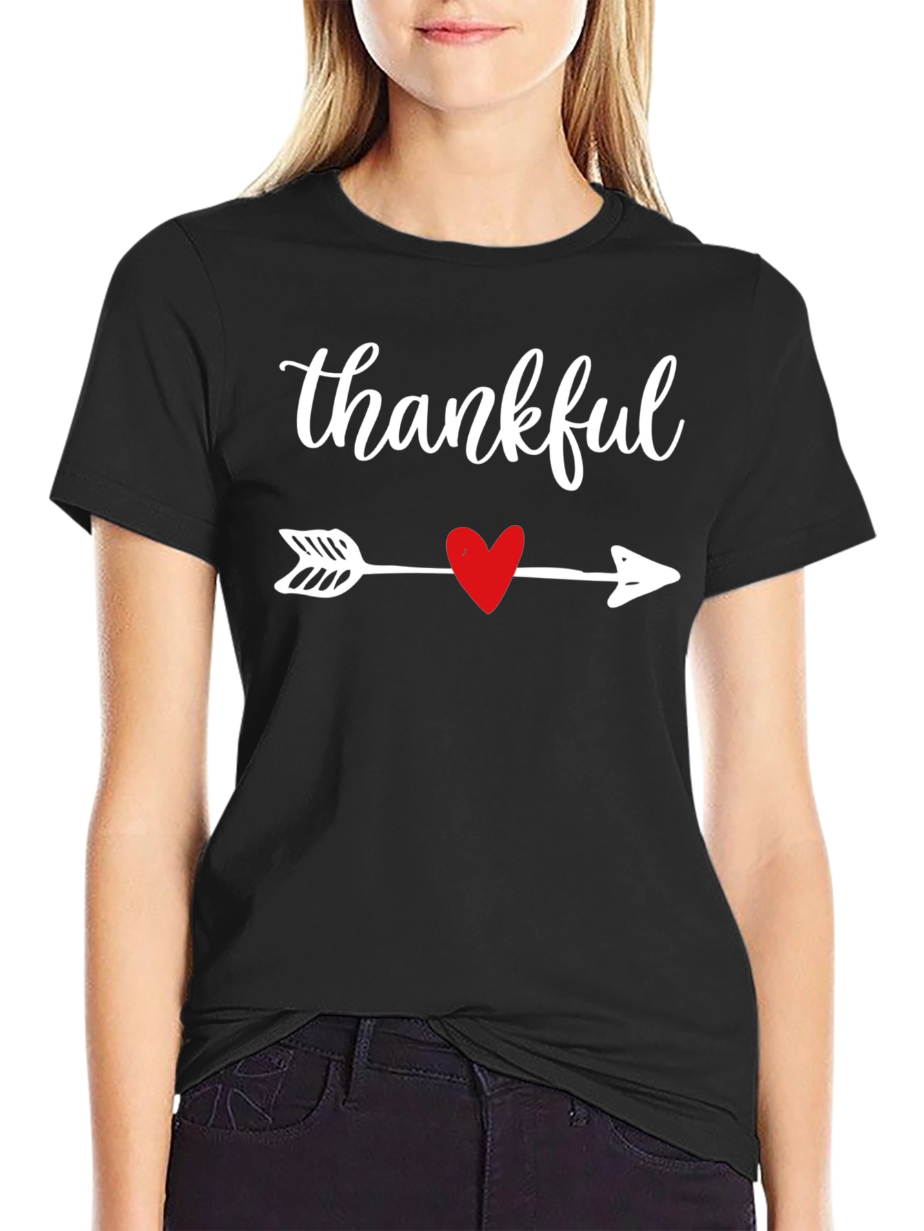 Thankful Heart Arrow Graphic Tee