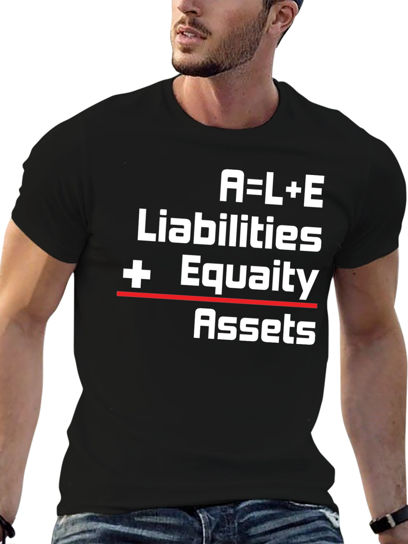 Accounting Equation T-Shirt: Assets Liabilities Equity