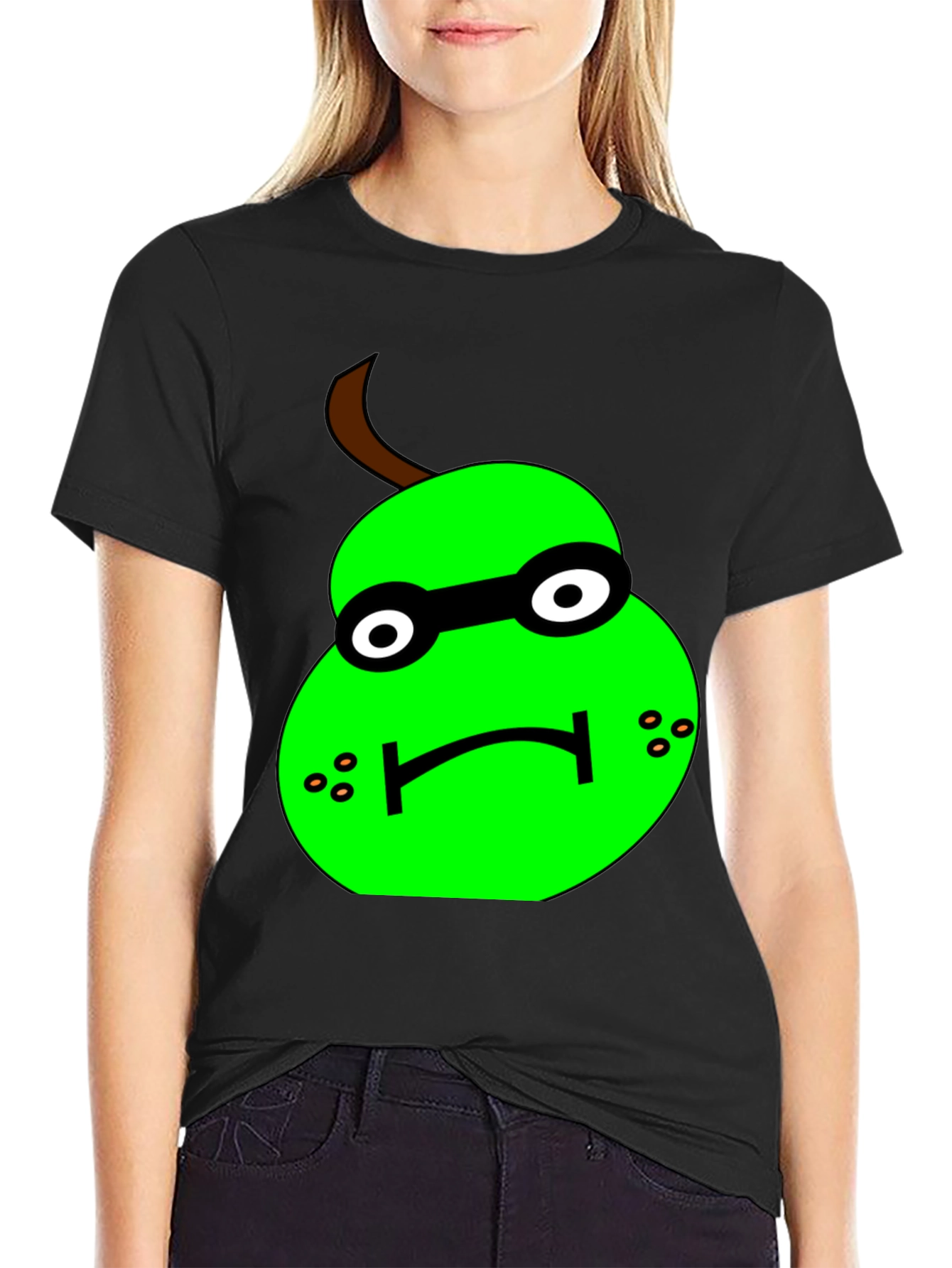 Funny Pear Pun T-Shirt - Black Graphic Tee