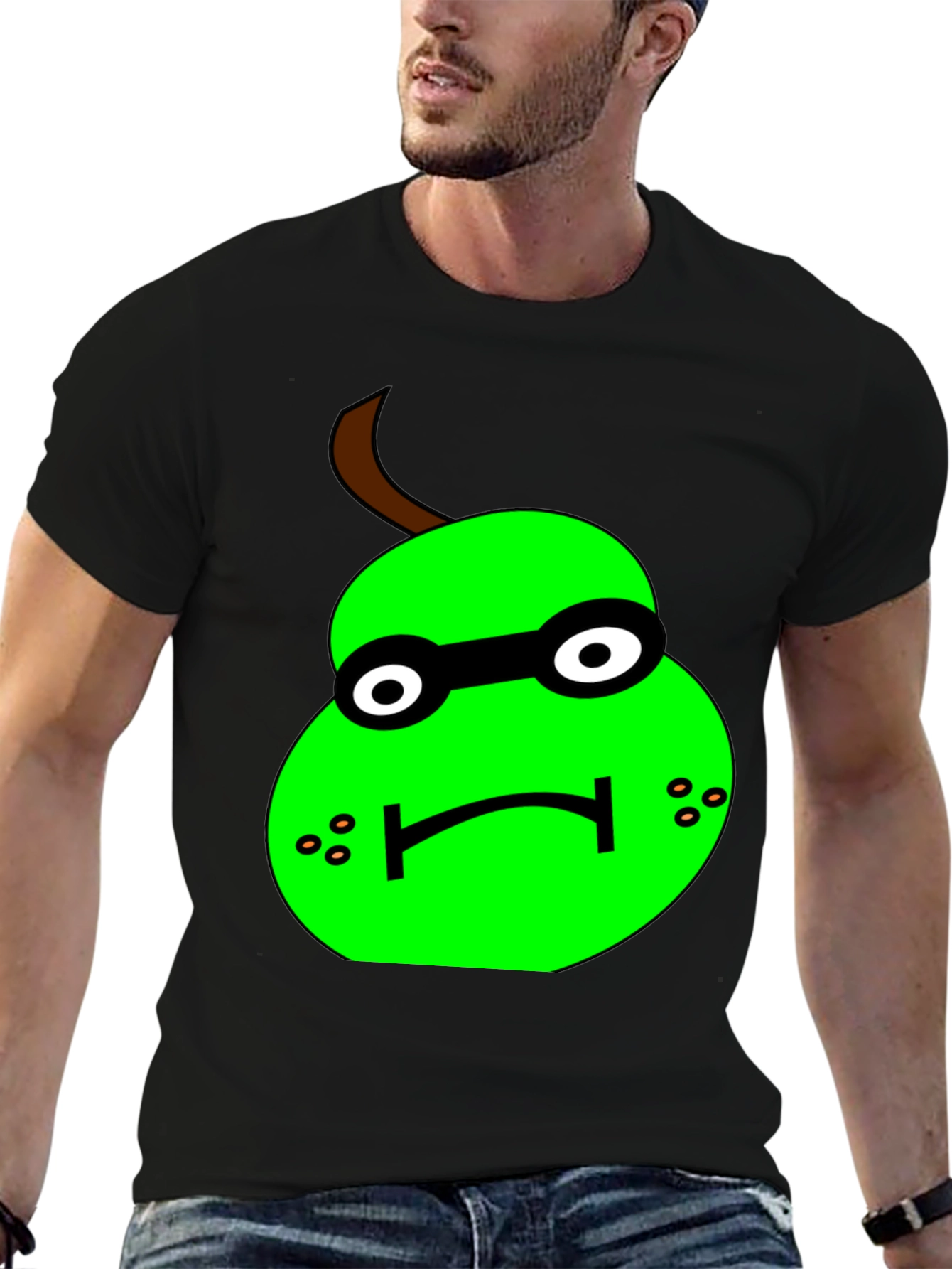 Funny Pear Pun T-Shirt - Black Graphic Tee