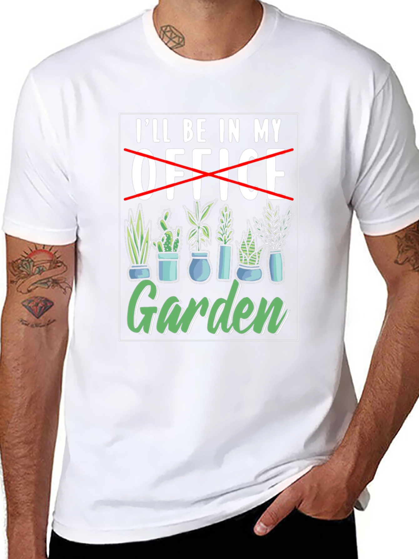 Gardener T-Shirt: Ill Be In My Garden