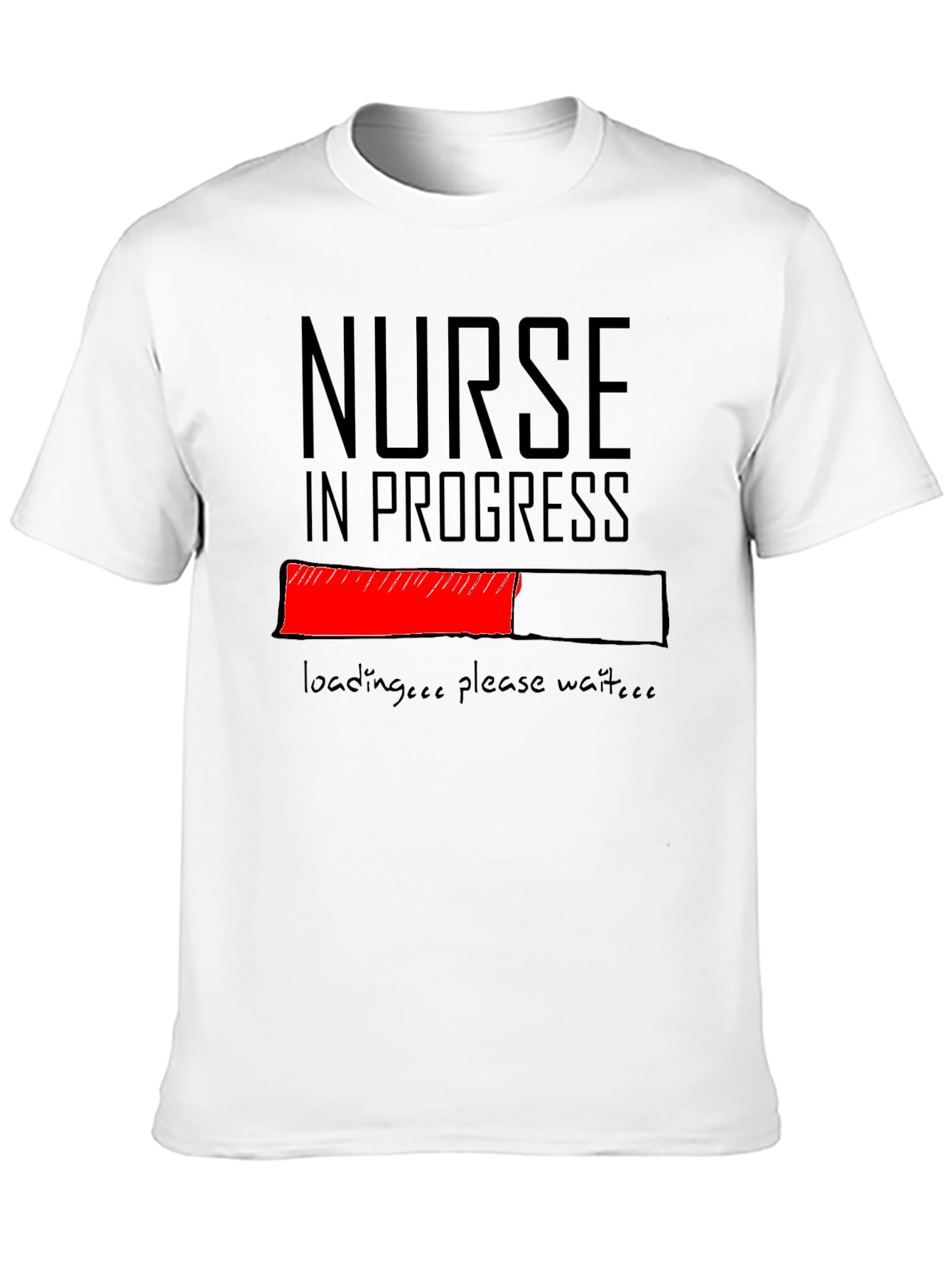 Nurse in Progress Graphic Tee - Black