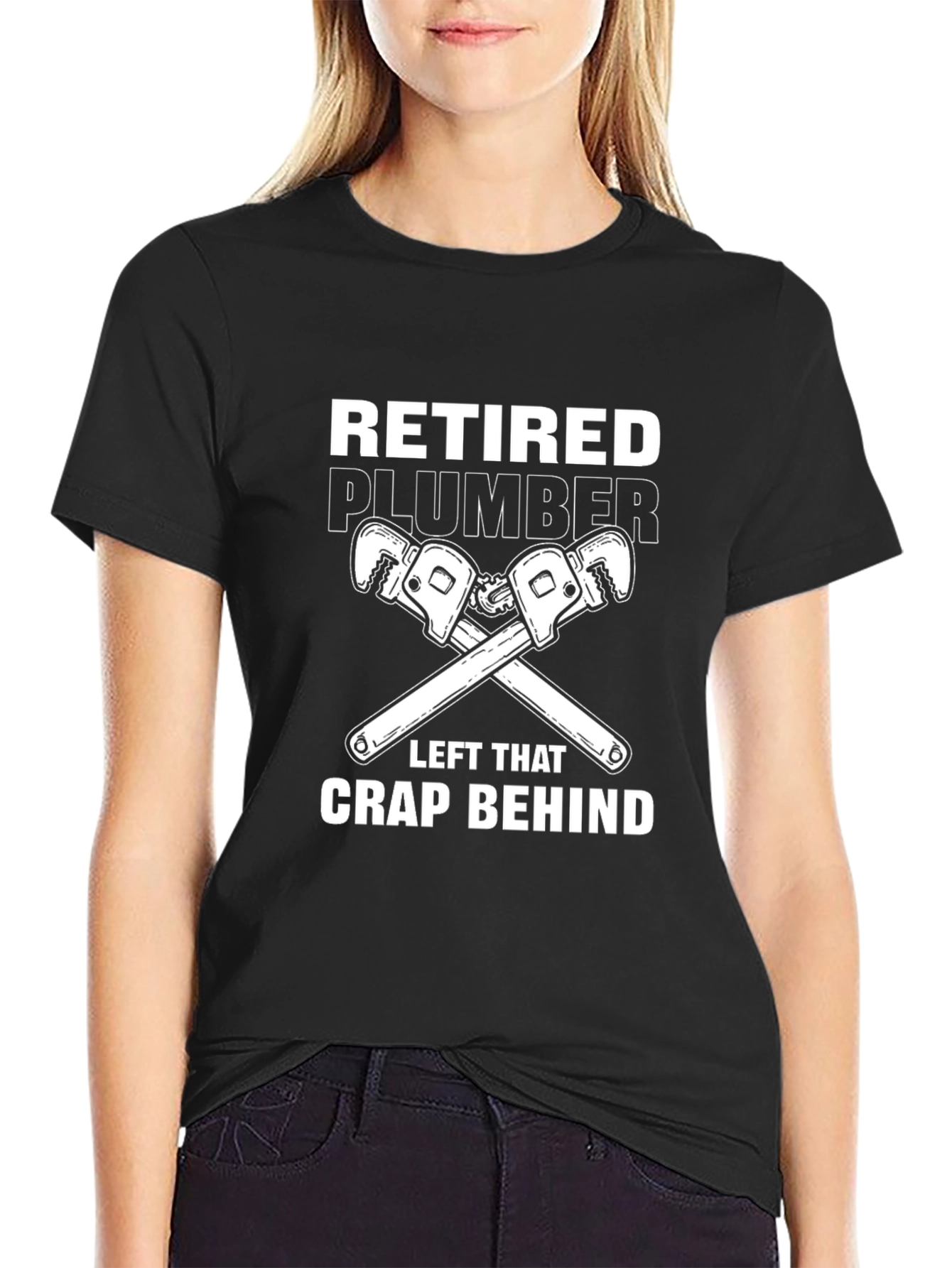 Retired Plumber T-Shirt - Funny Retirement Gift