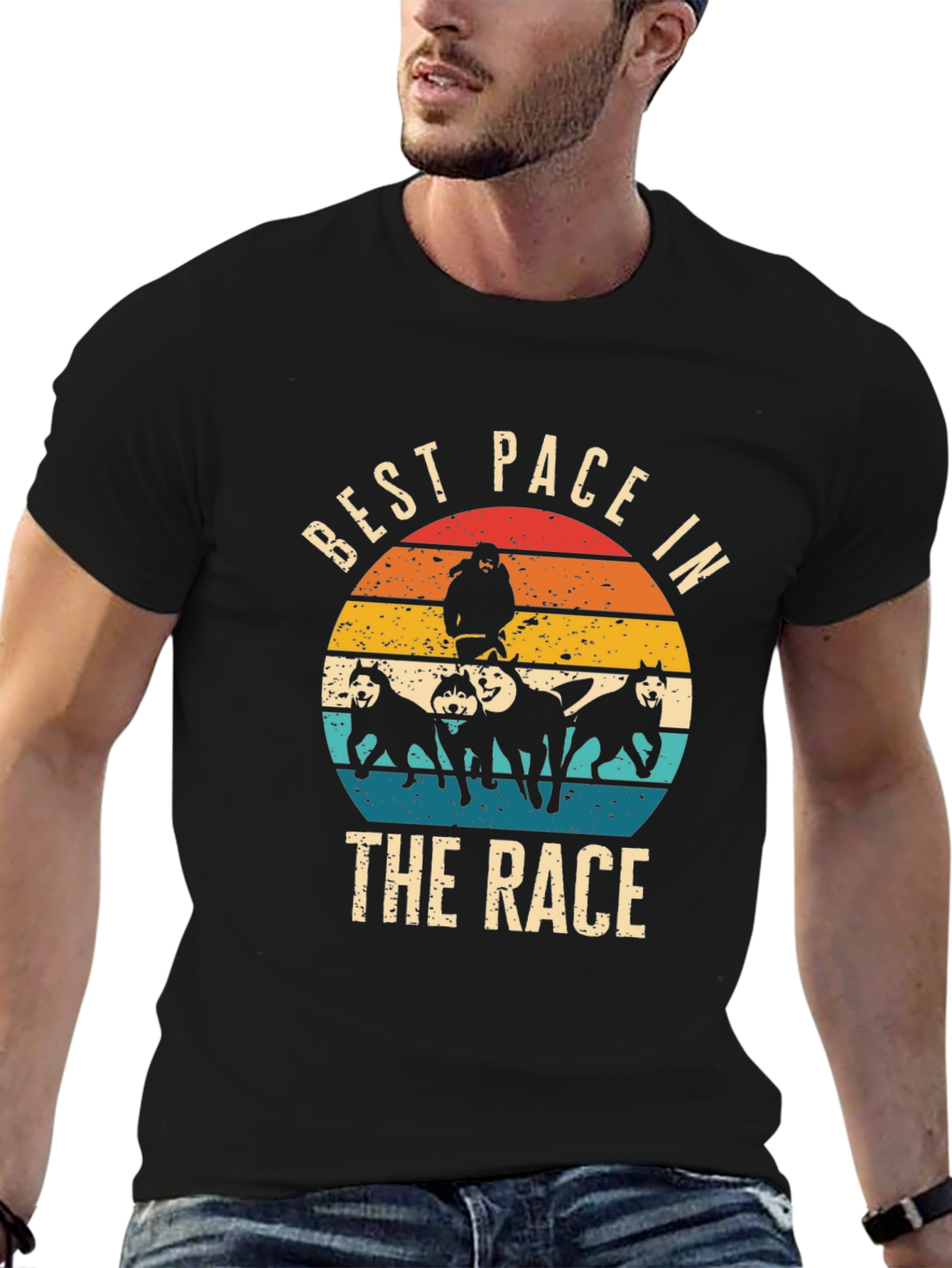 Best Pace in the Race Black T-Shirt