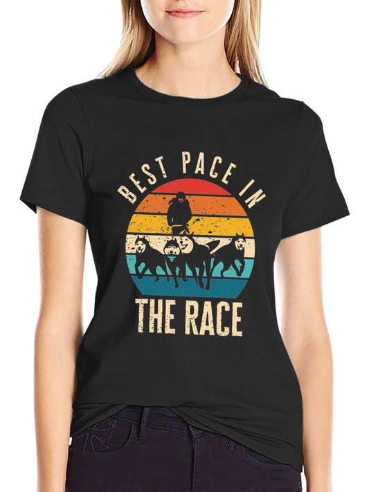 Best Pace in the Race Black T-Shirt