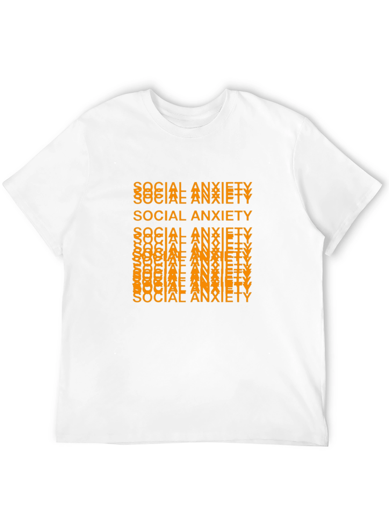 Social Anxiety Graphic T-Shirt - Trendy Statement Tee