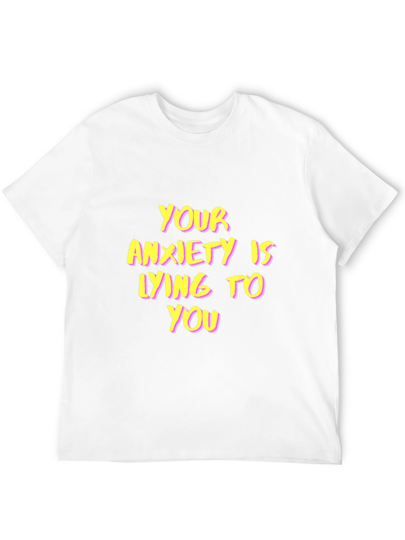 Anxiety Awareness Black T-Shirt Positive Message Tee