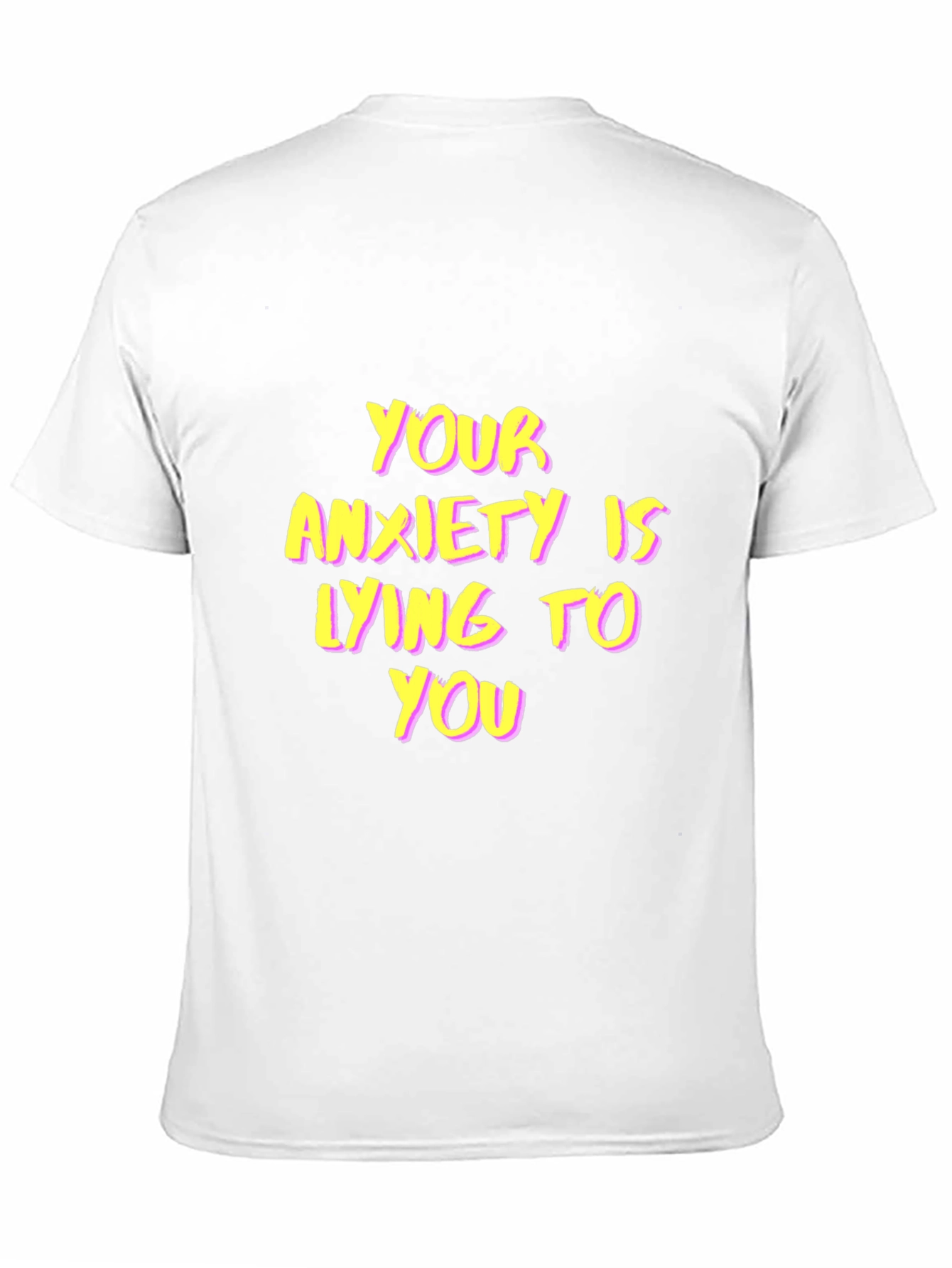 Anxiety Awareness Black T-Shirt Positive Message Tee