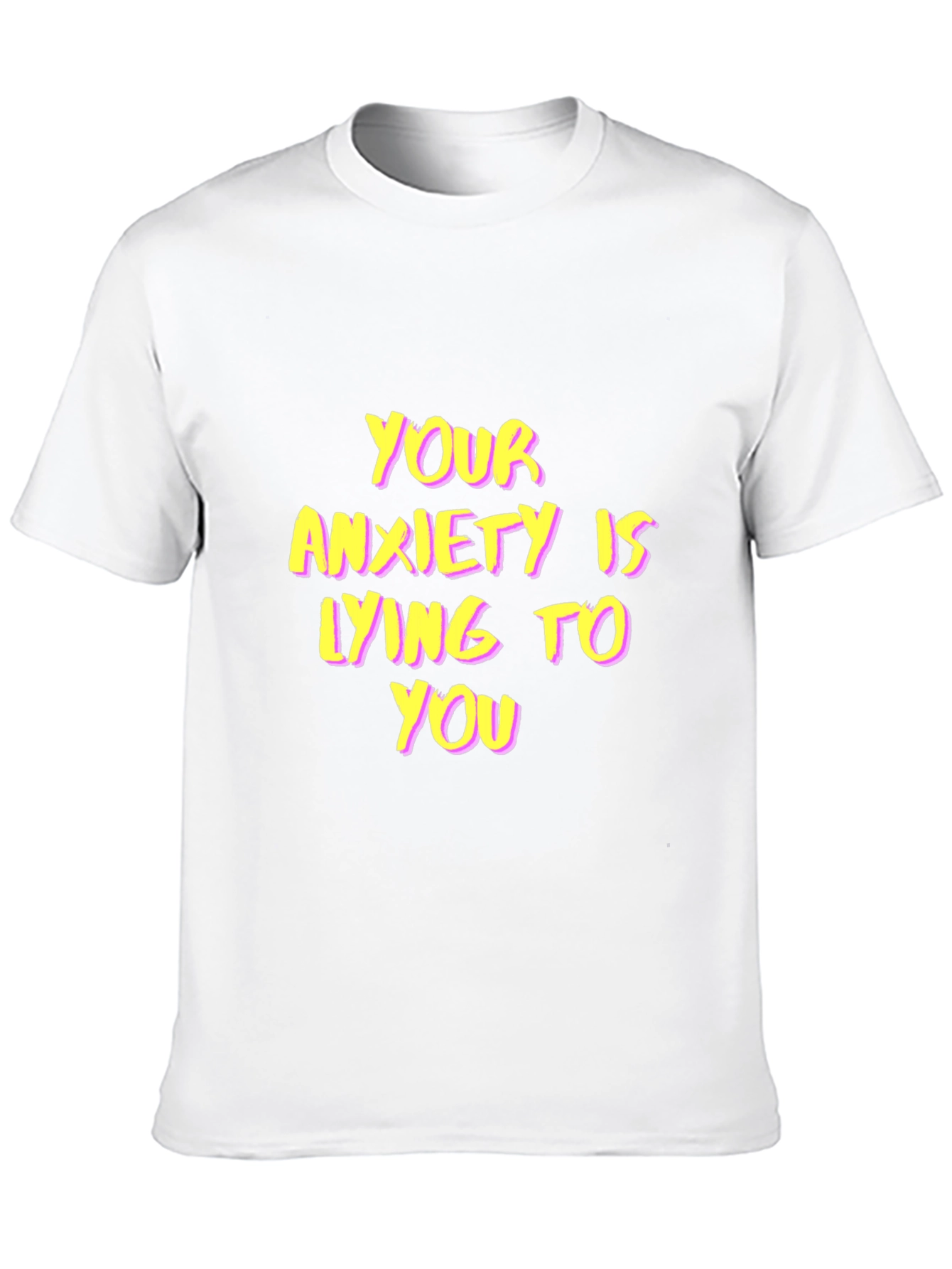 Anxiety Awareness Black T-Shirt Positive Message Tee