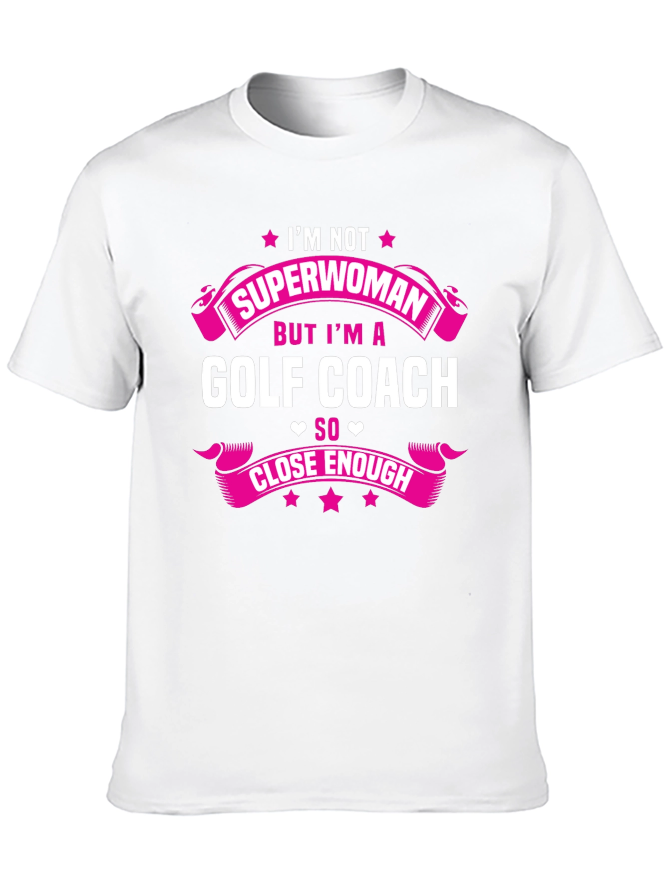 Golf Coach Superwoman Graphic T-Shirt